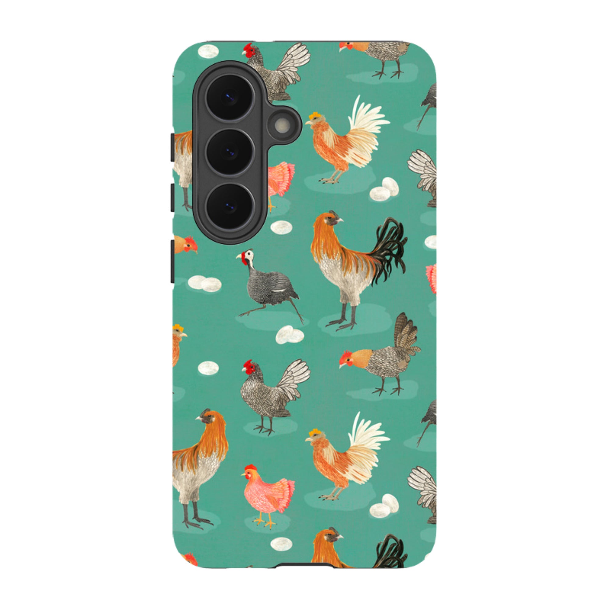 Samsung Tough Case - Chicken Teal By Katherine Quinn