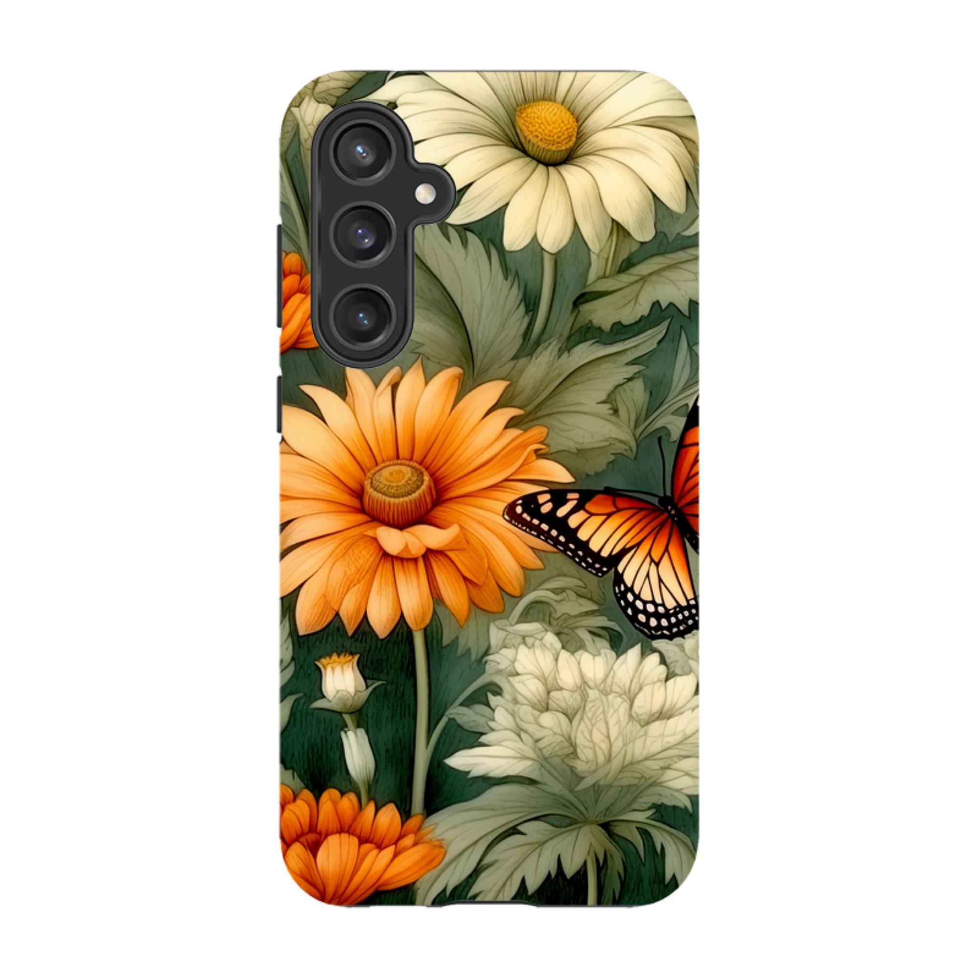 Samsung Tough Case - Butterfly Daisies IV
