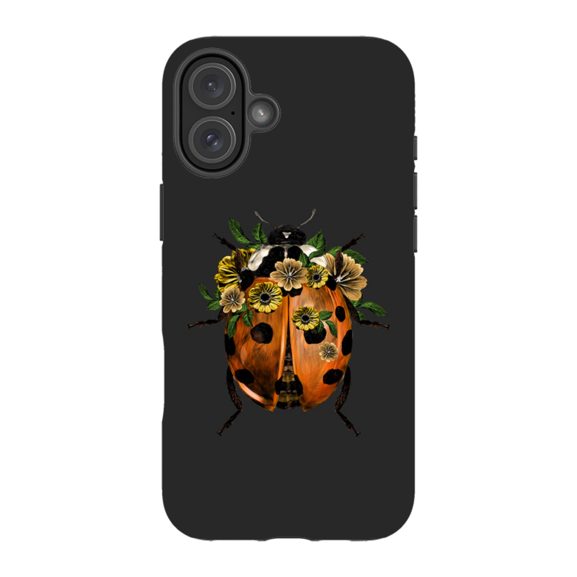 iPhone Tough Case - Ladybug Dark