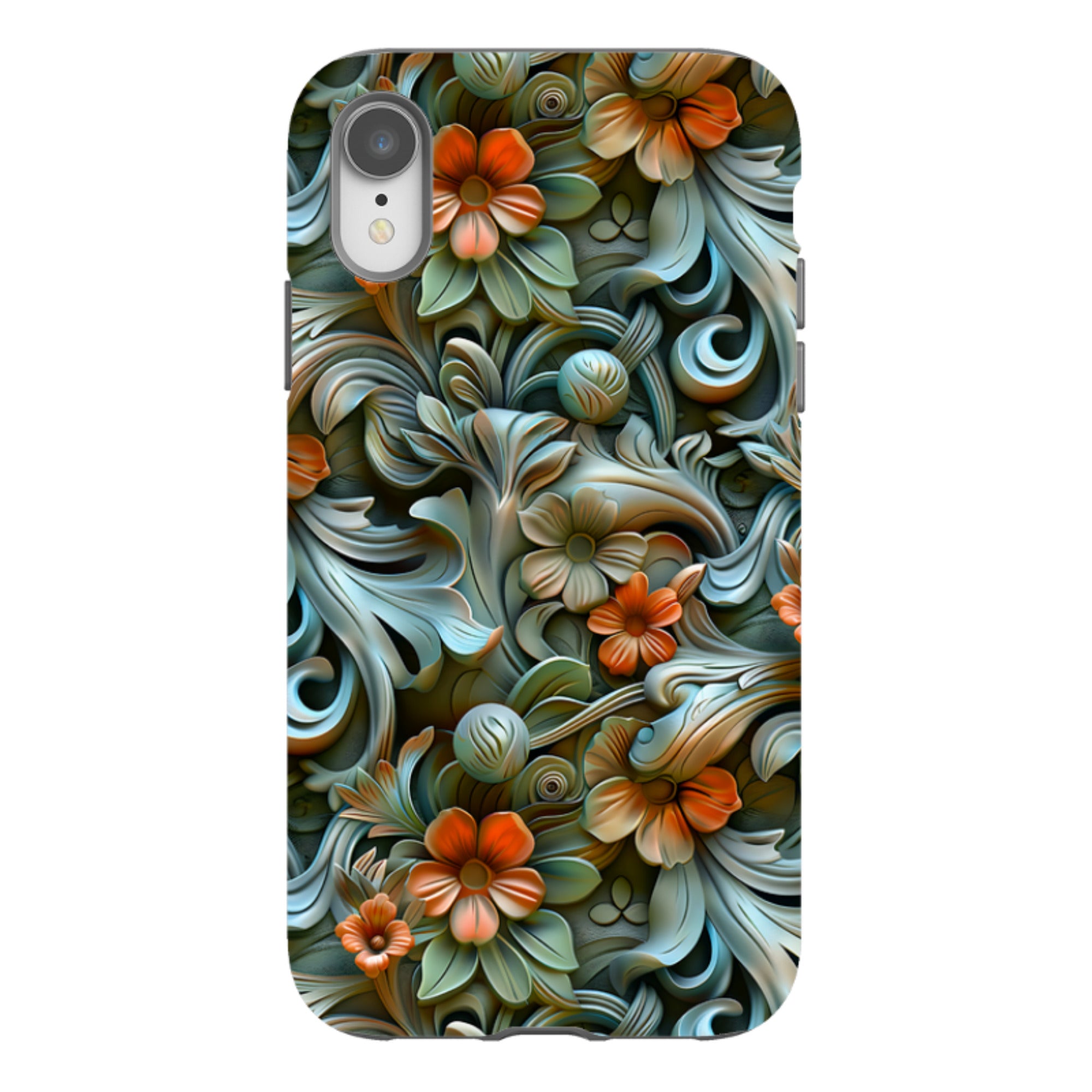 iPhone Tough Case -Clover Floral