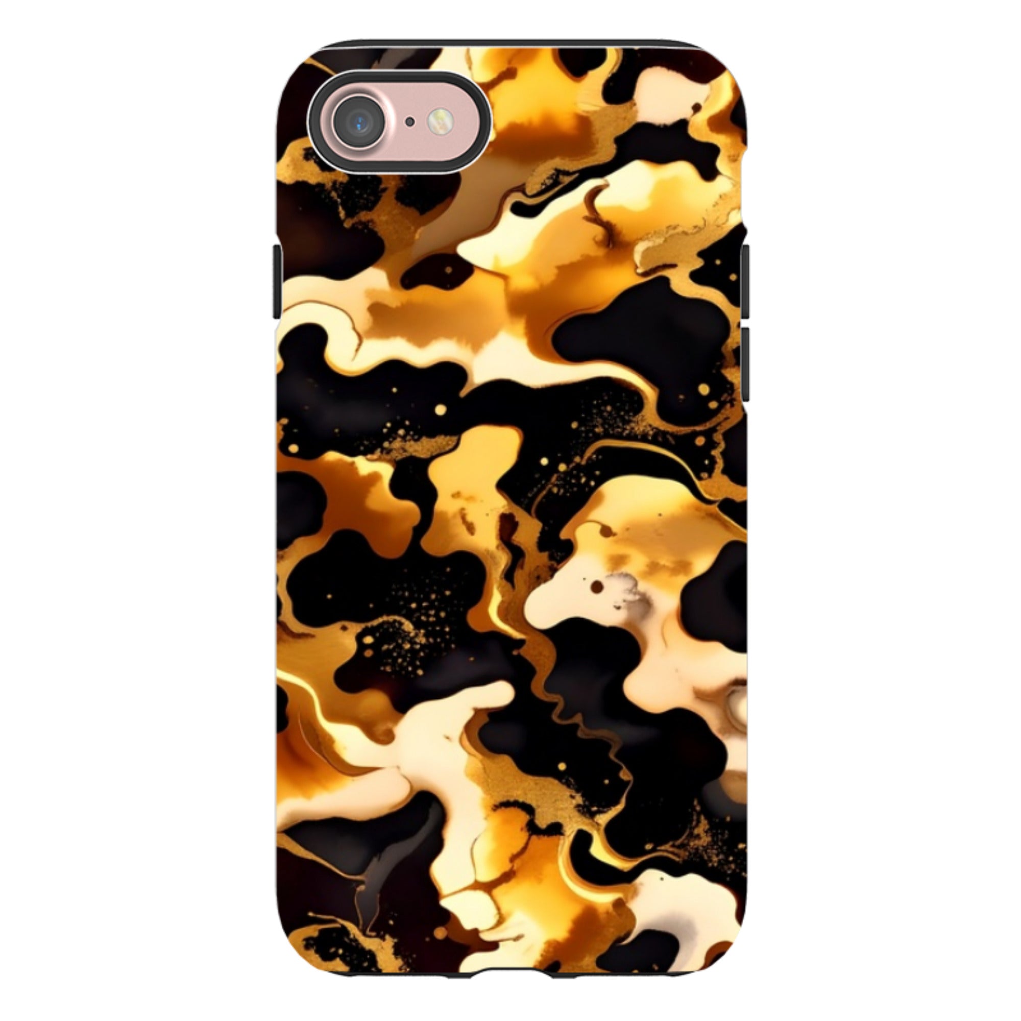 iPhone Tough Case - Fire Marble