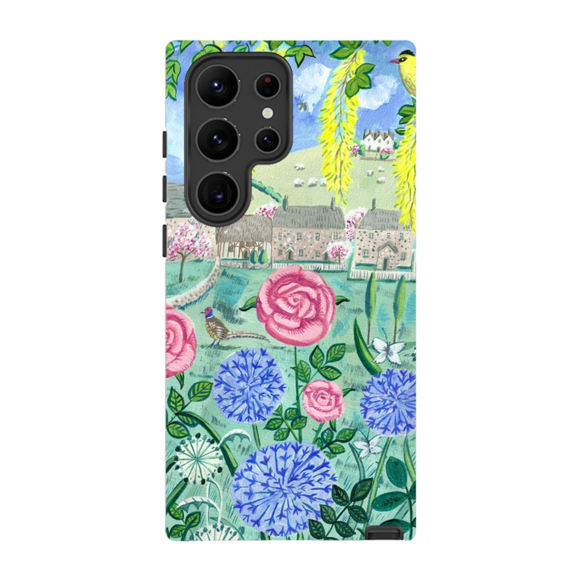 Samsung Tough Case - Village Floral By Mary Stubberfield