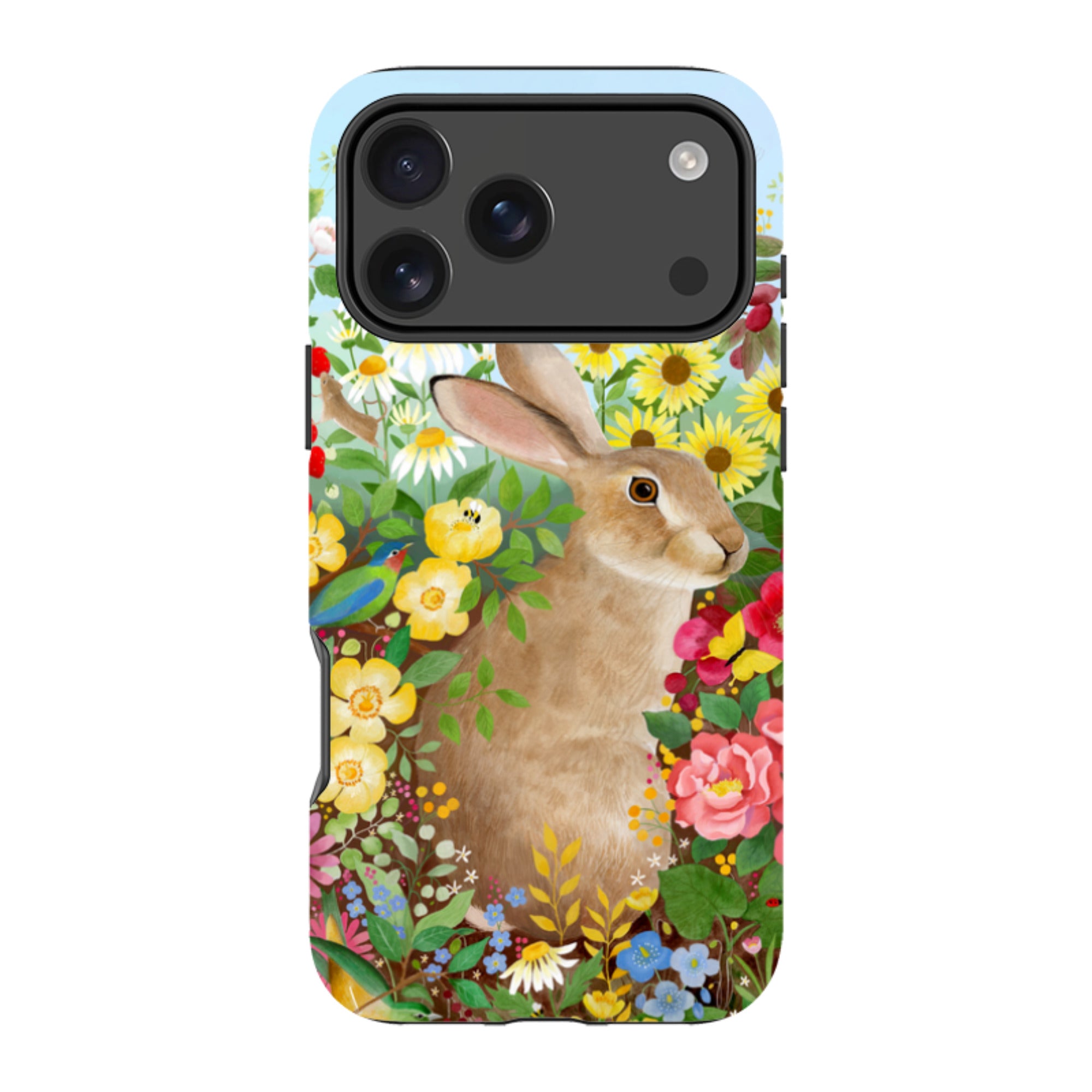 iPhone Tough Case - Rabbit Garden By Bex Parkin