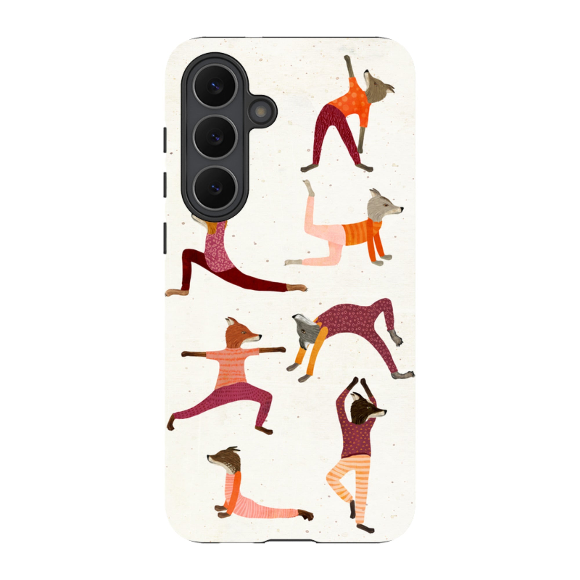 Samsung Tough Case - Fox Yoga By Katherine Quinn