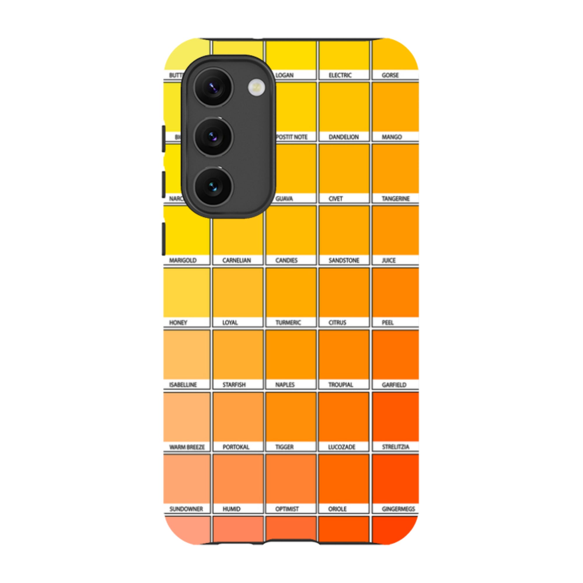Samsung Tough Case - Yellow Chromology By Kitty Joseph