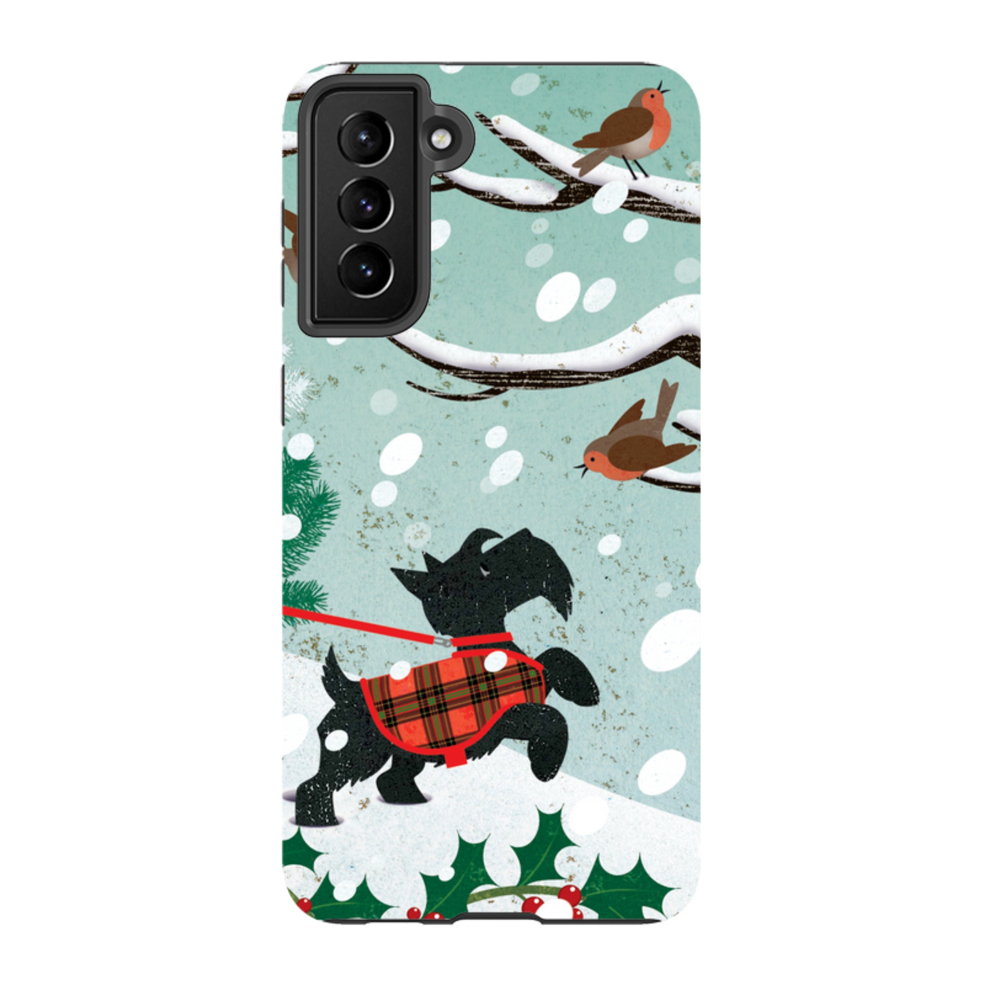 Samsung Tough Case - Scottie in Snow By Liane Payne