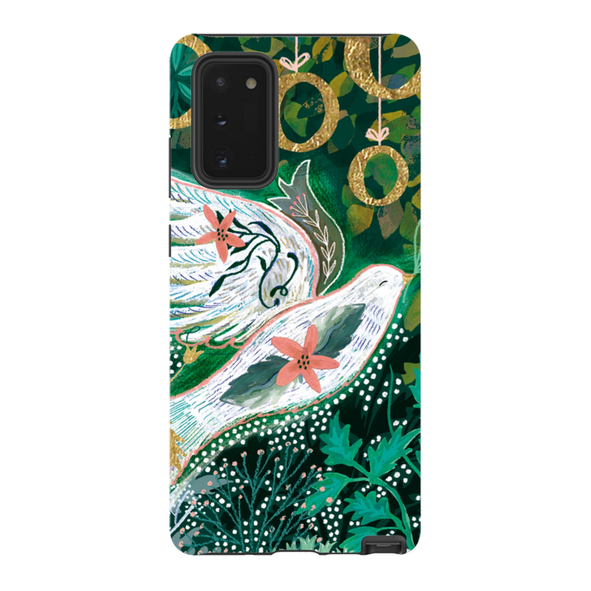 Samsung Tough Case - Gold Rings By Emma Frances Grant