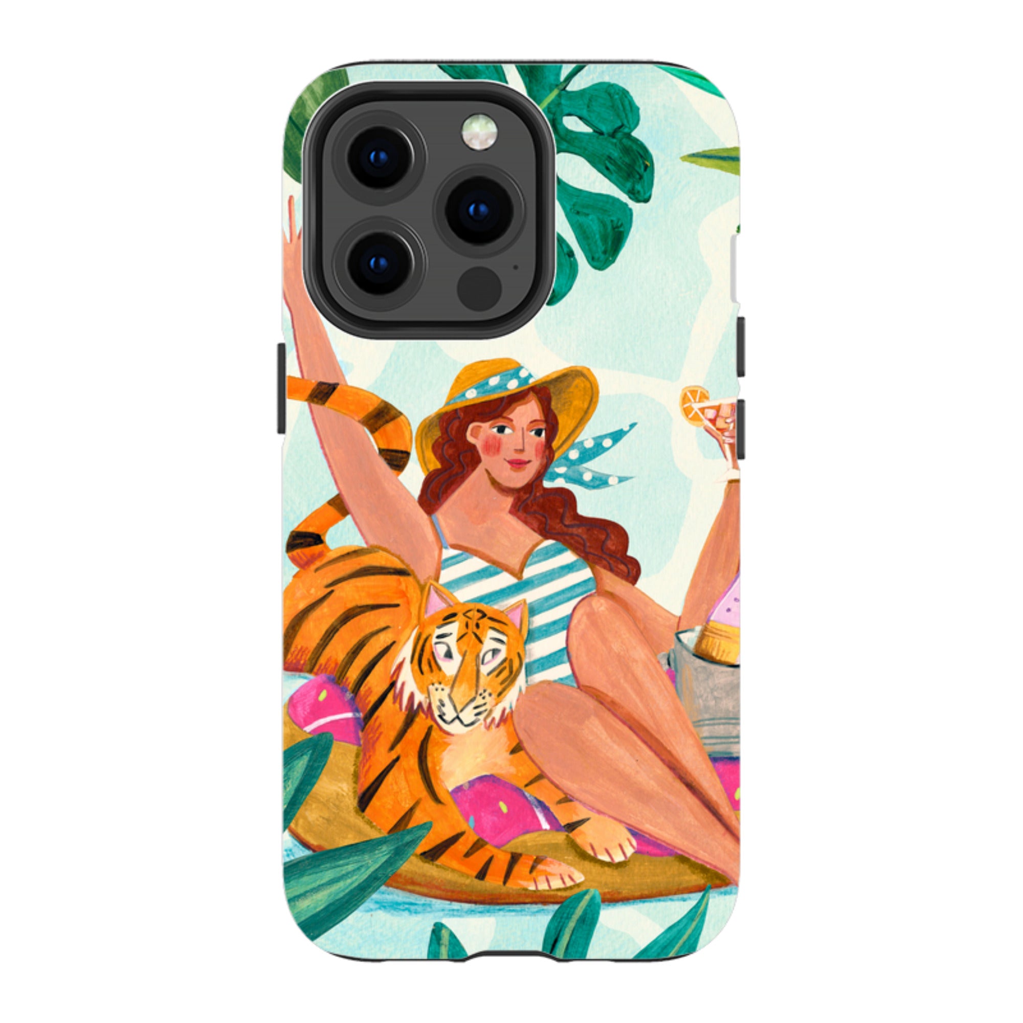 iPhone Tough Case - Pool By Caroline Bonne Muller