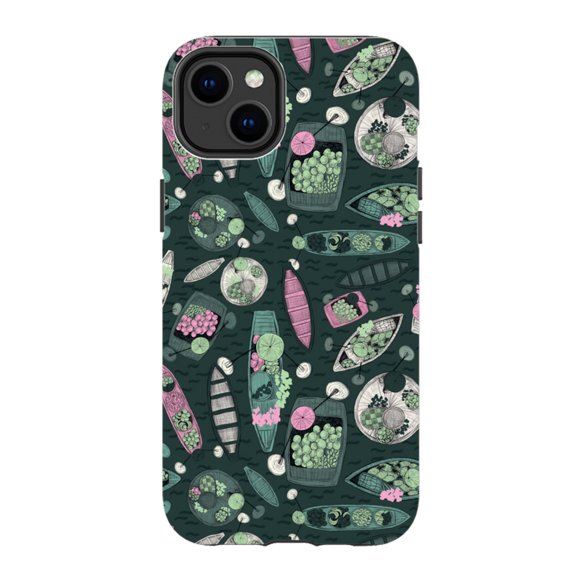 iPhone Tough Case - Floating Markets A By Jade Mosinski