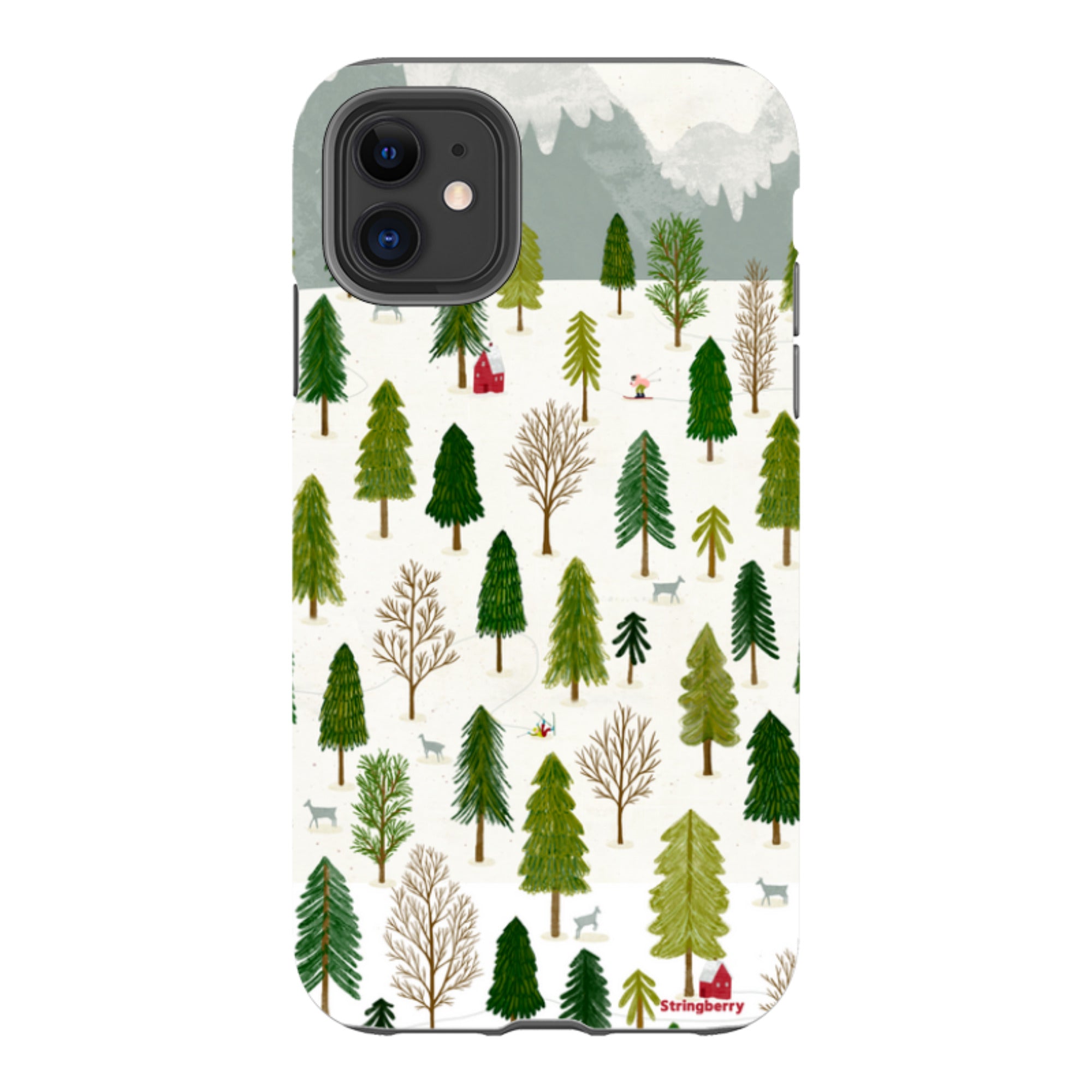iPhone Tough Case - Winter Landscape III By Katherine Quinn