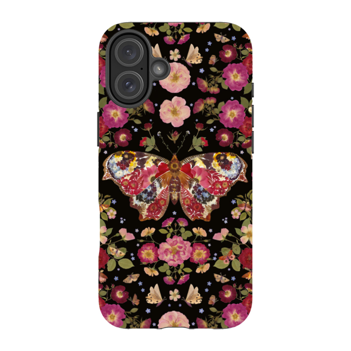 iPhone Tough Case - Midnight Butterfly By Helen Ahpornsiri