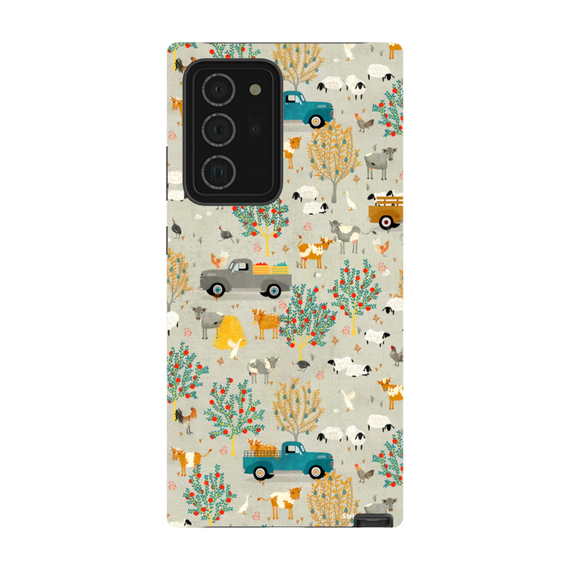 Samsung Tough Case - Farm Life Grey By Katherine Quinn