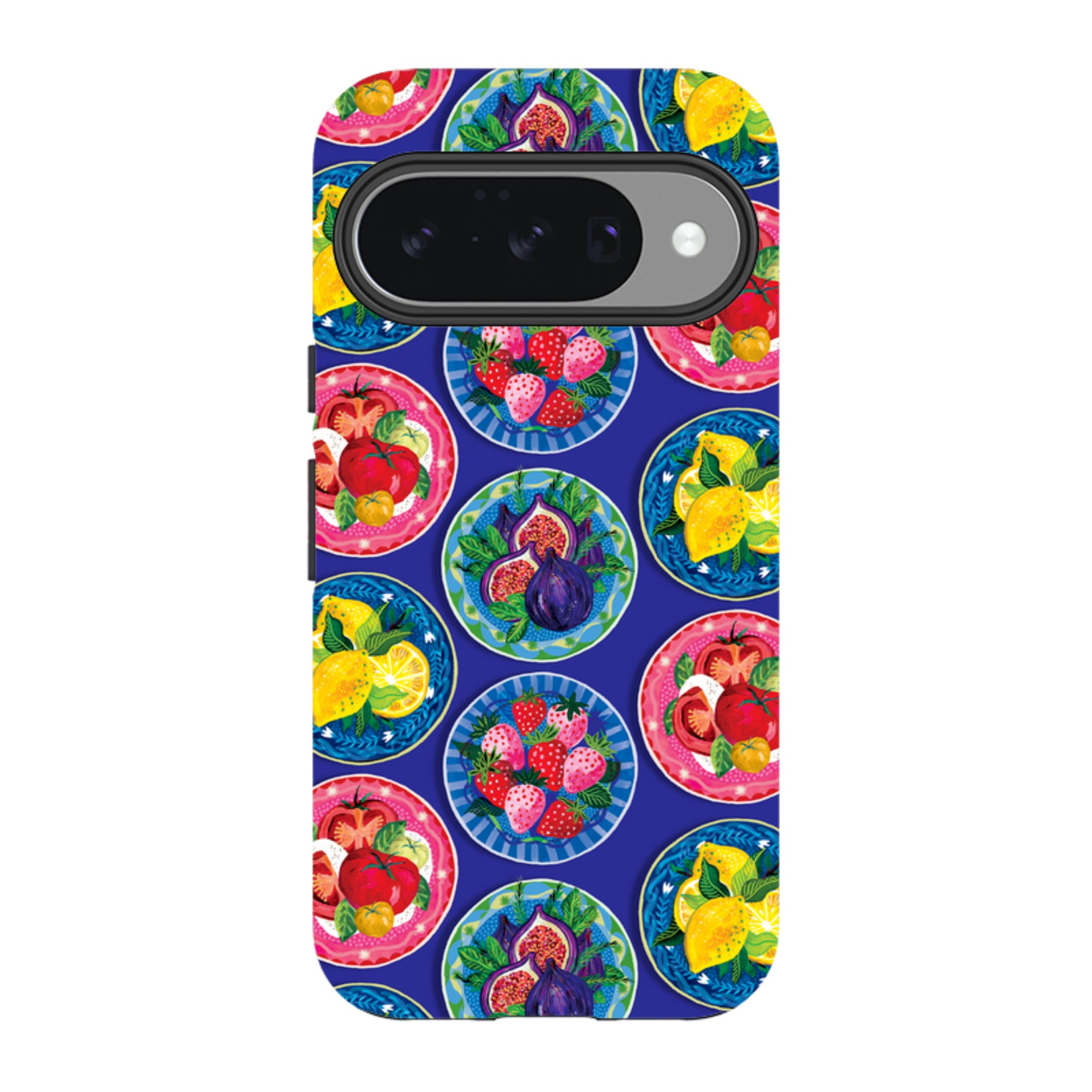 Google Tough Case - Summer Plates Blue By Emma Frances Grant