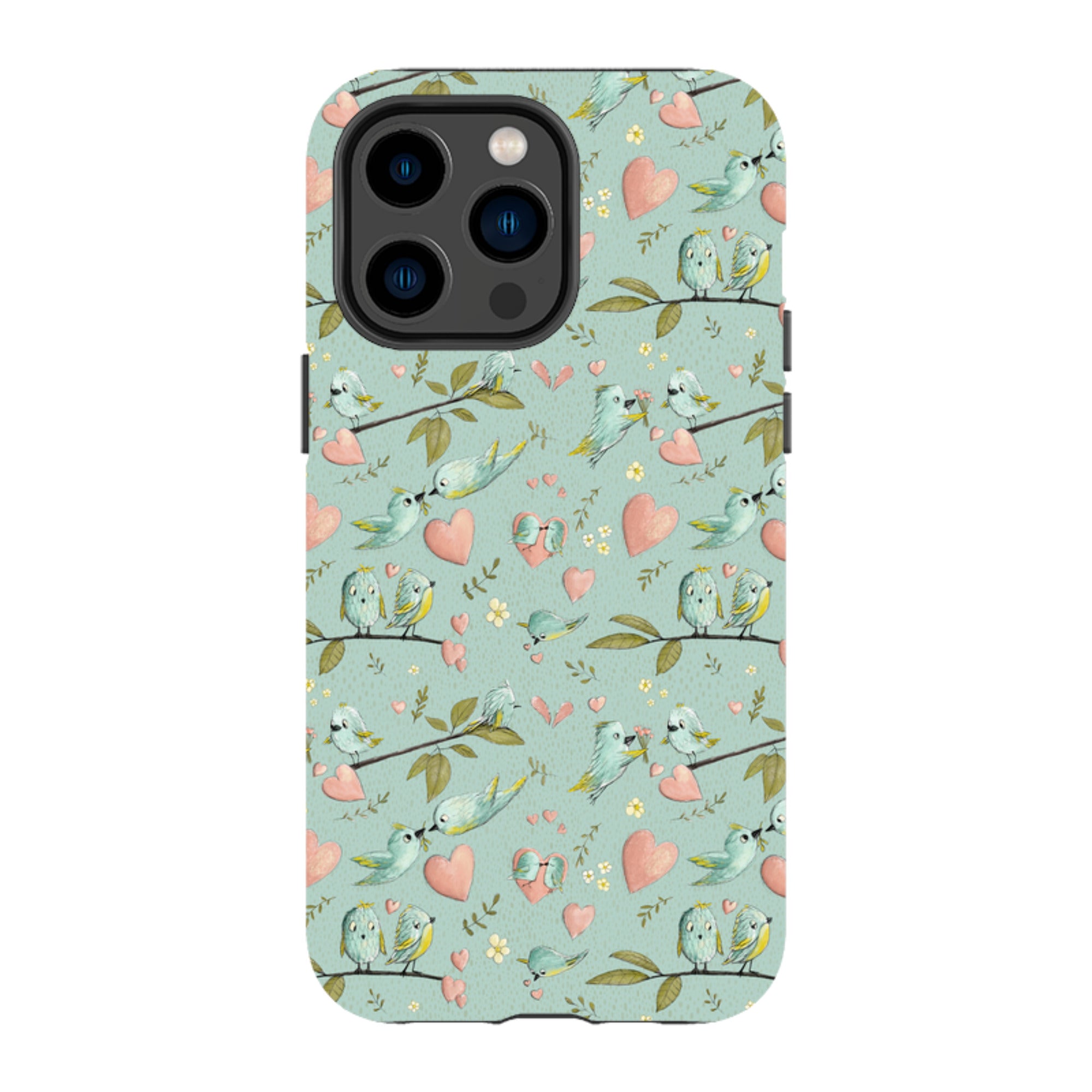 iPhone Tough Case - Love Is In The Air Pattern By Maja Lindberg