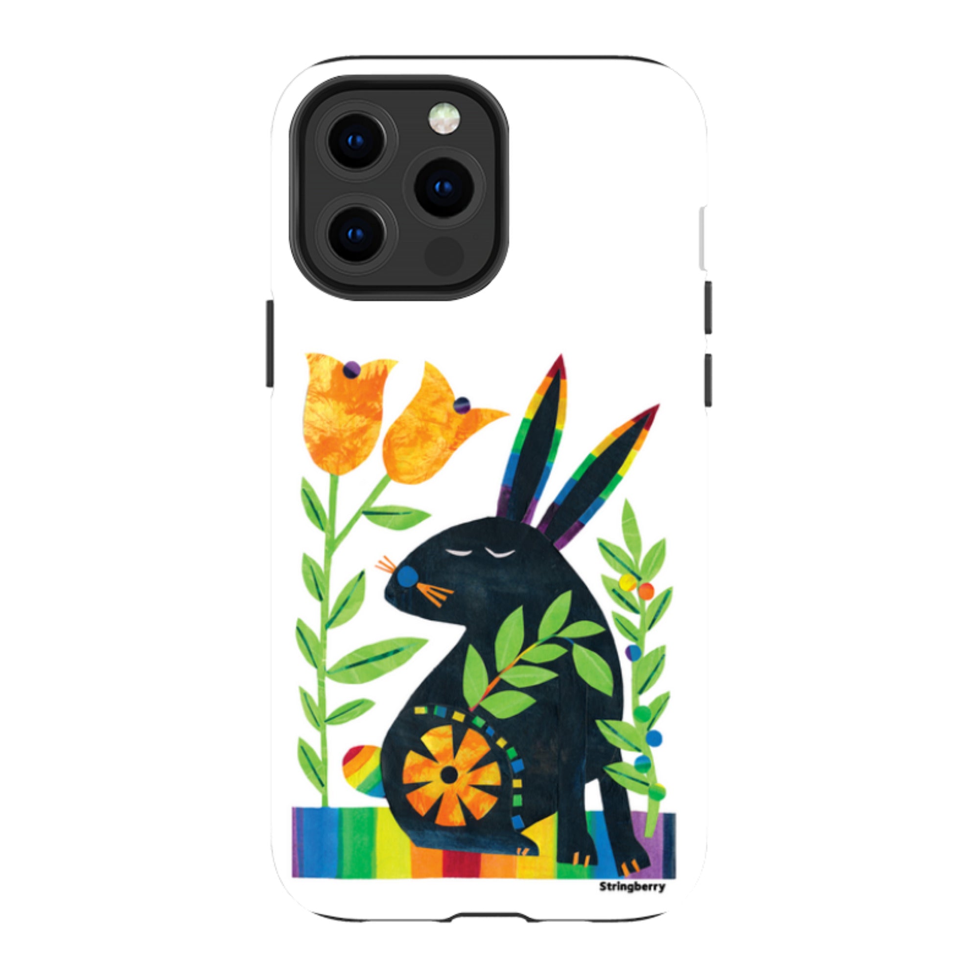 iPhone Tough Case - Pride Rabbit By Tracey English