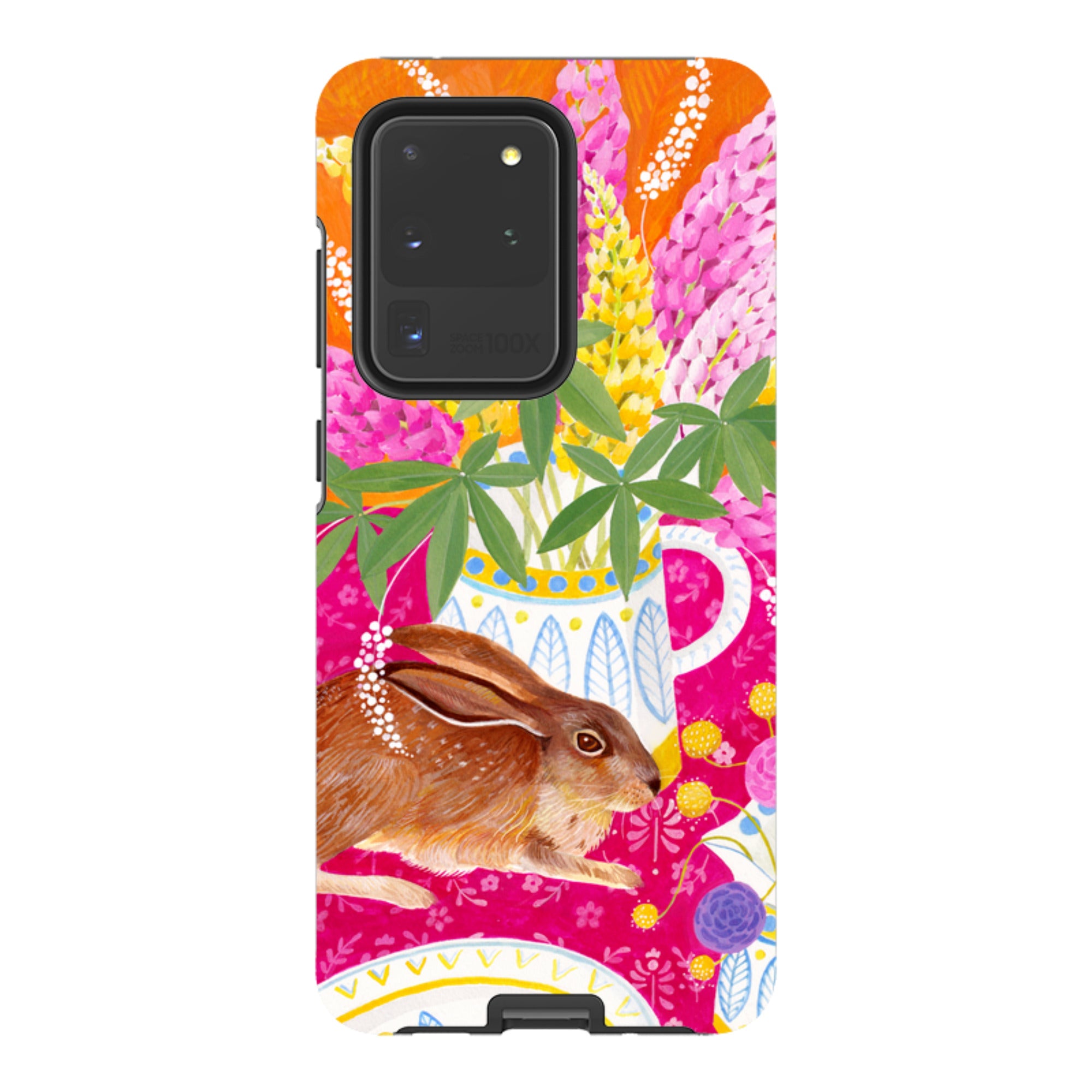 Samsung Tough Case - Rabbit Lupins By Bex Parkin