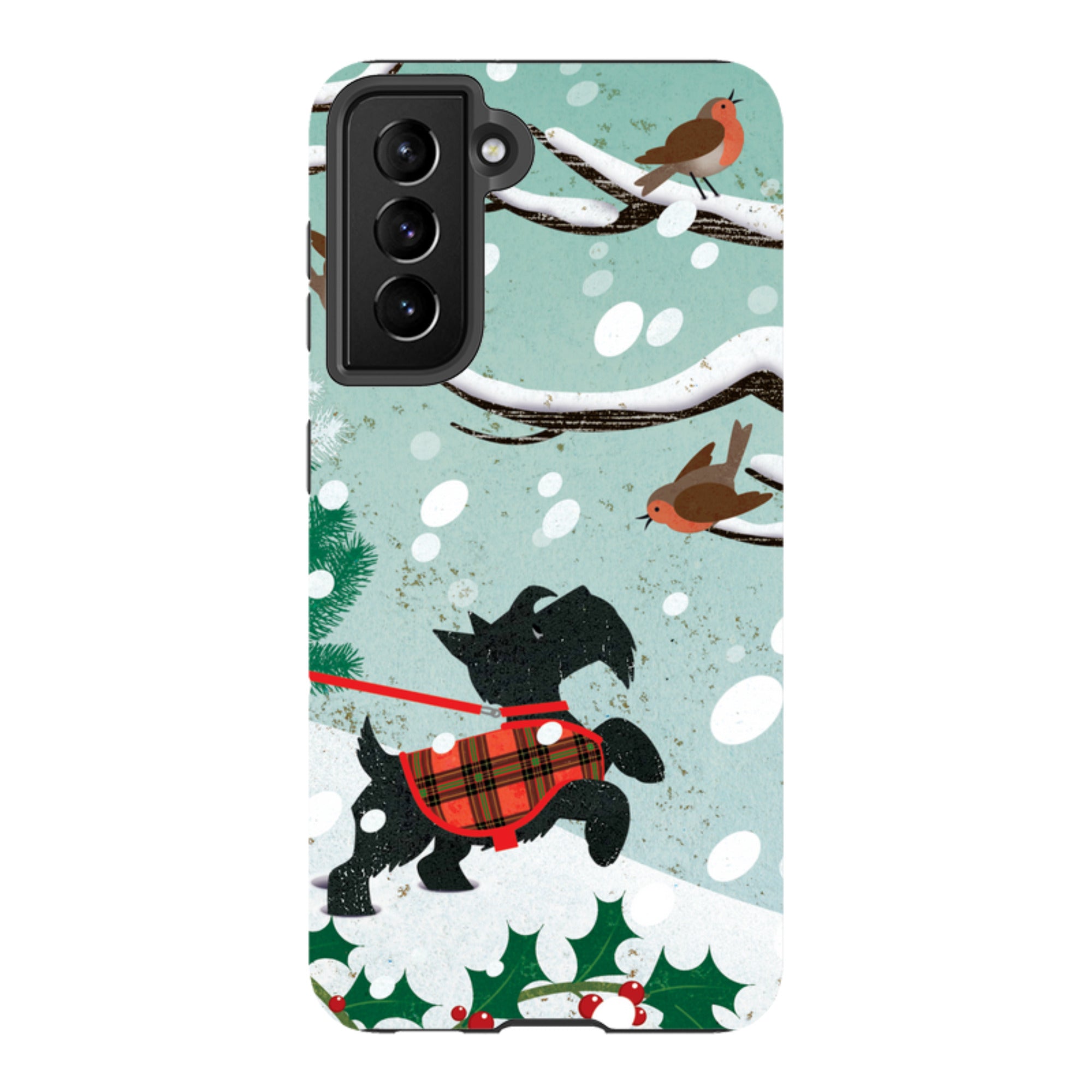 Samsung Tough Case - Scottie in Snow By Liane Payne