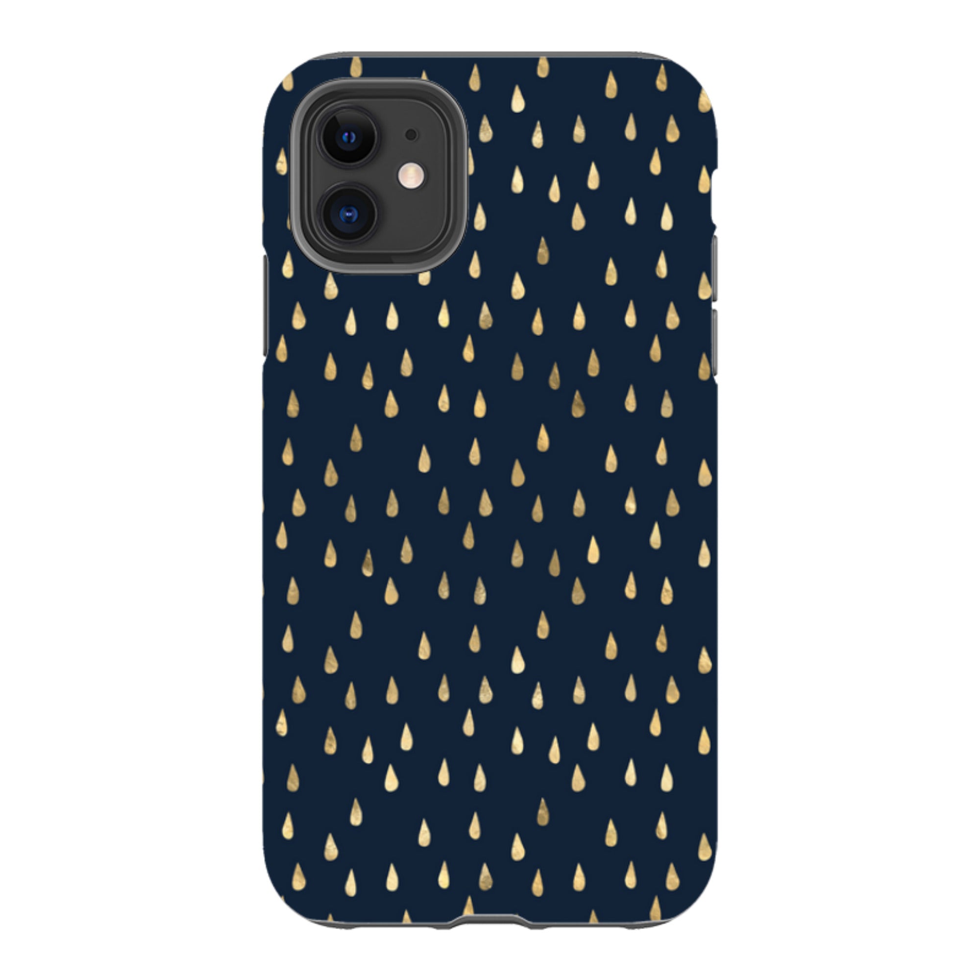 iPhone Tough Case - Blue Rain