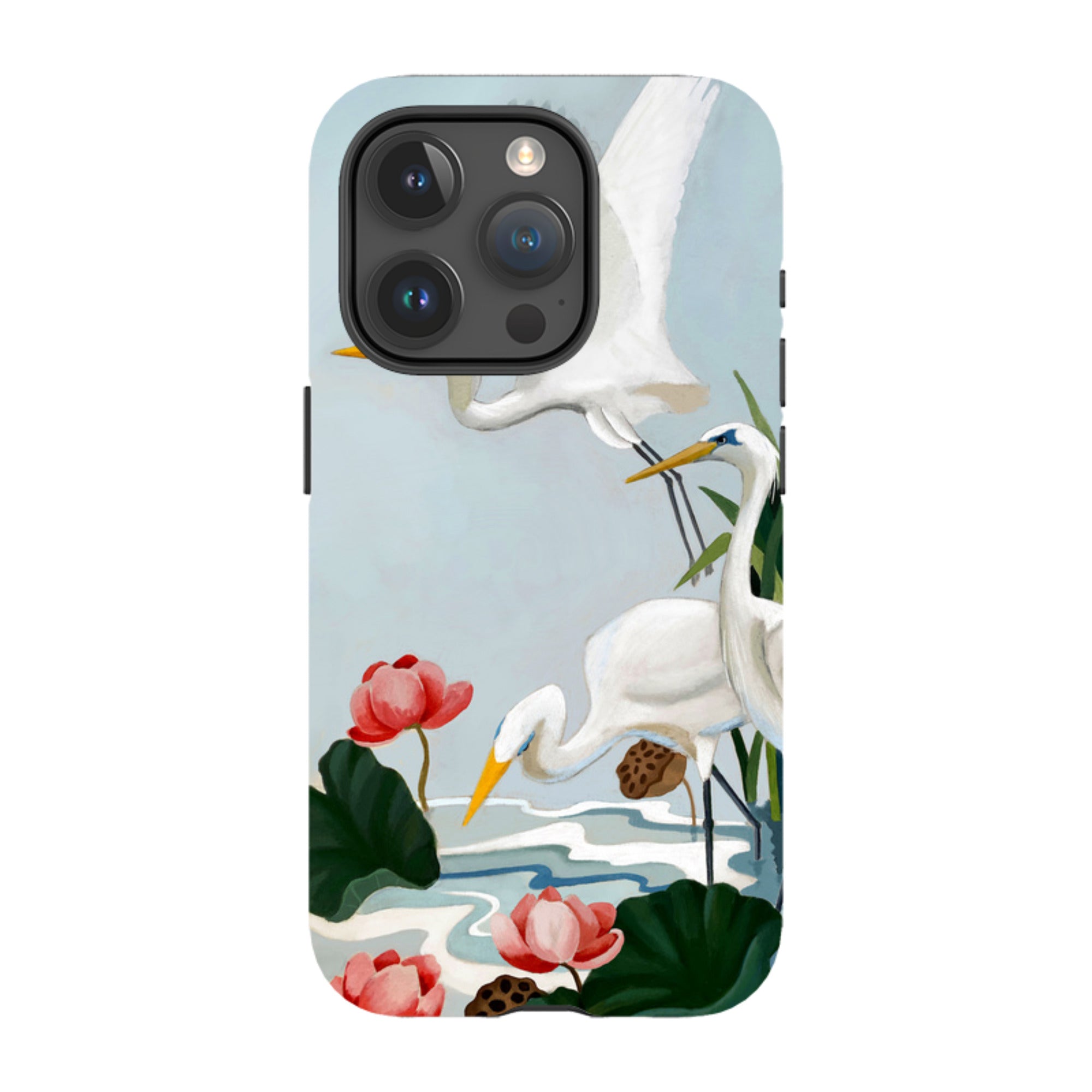 iPhone Tough Case - Egrets And Lillie's By Bex Parkin