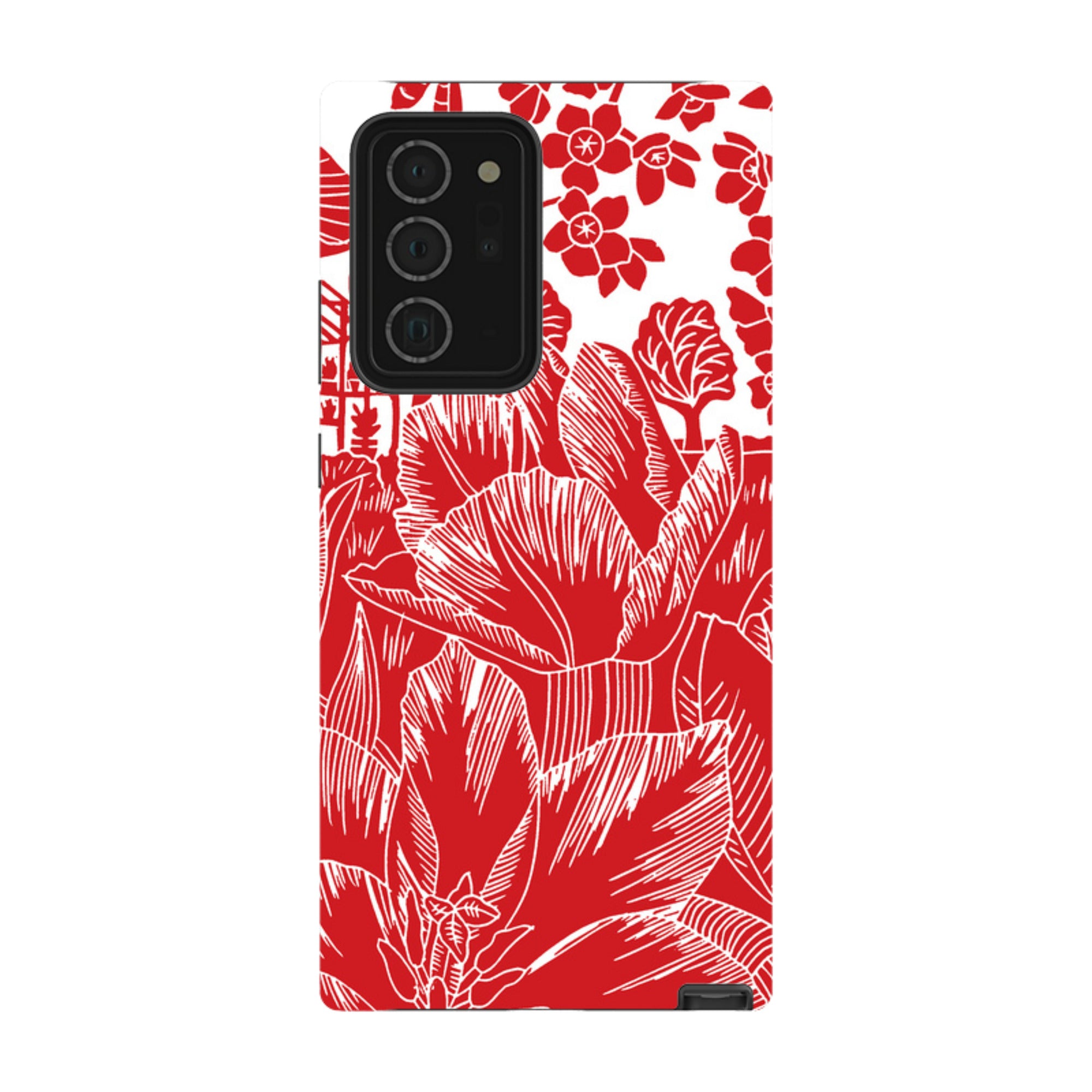 Samsung Tough Case - Tulip Silhouette By Kate Heiss