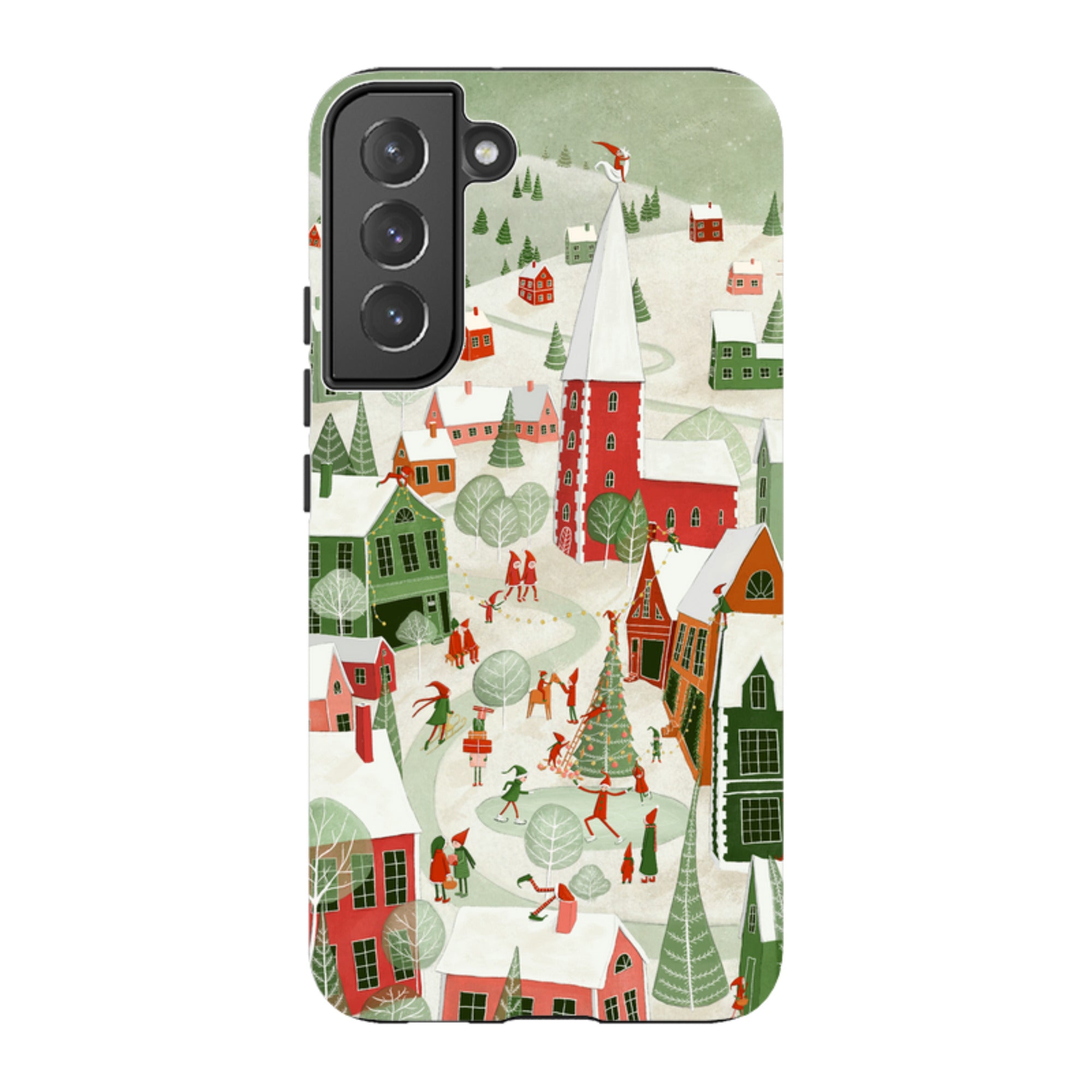 Samsung Tough Case - Christmas Town By Maja Lindberg