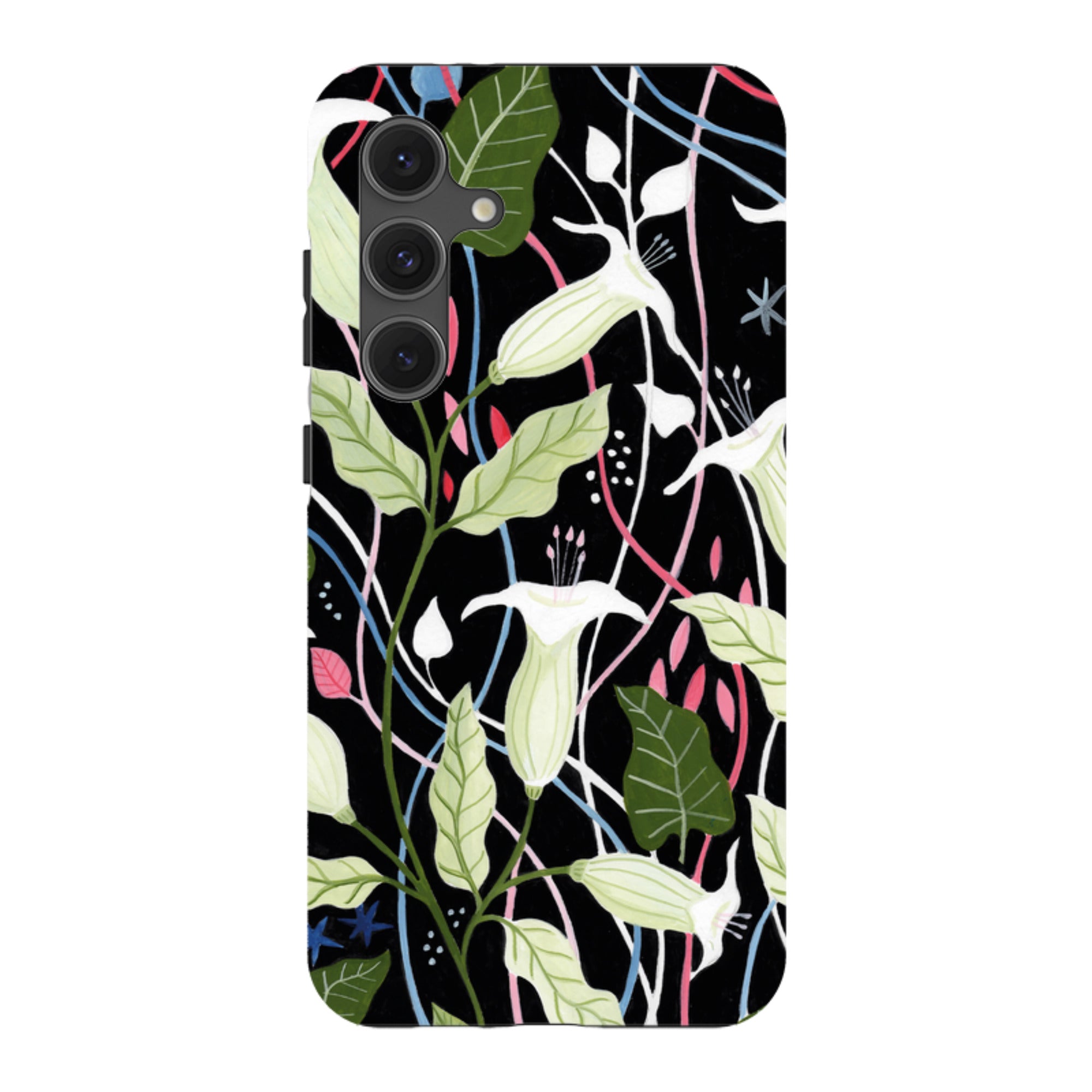 Samsung Tough Case - Trumpet Flowers By Bex Parkin