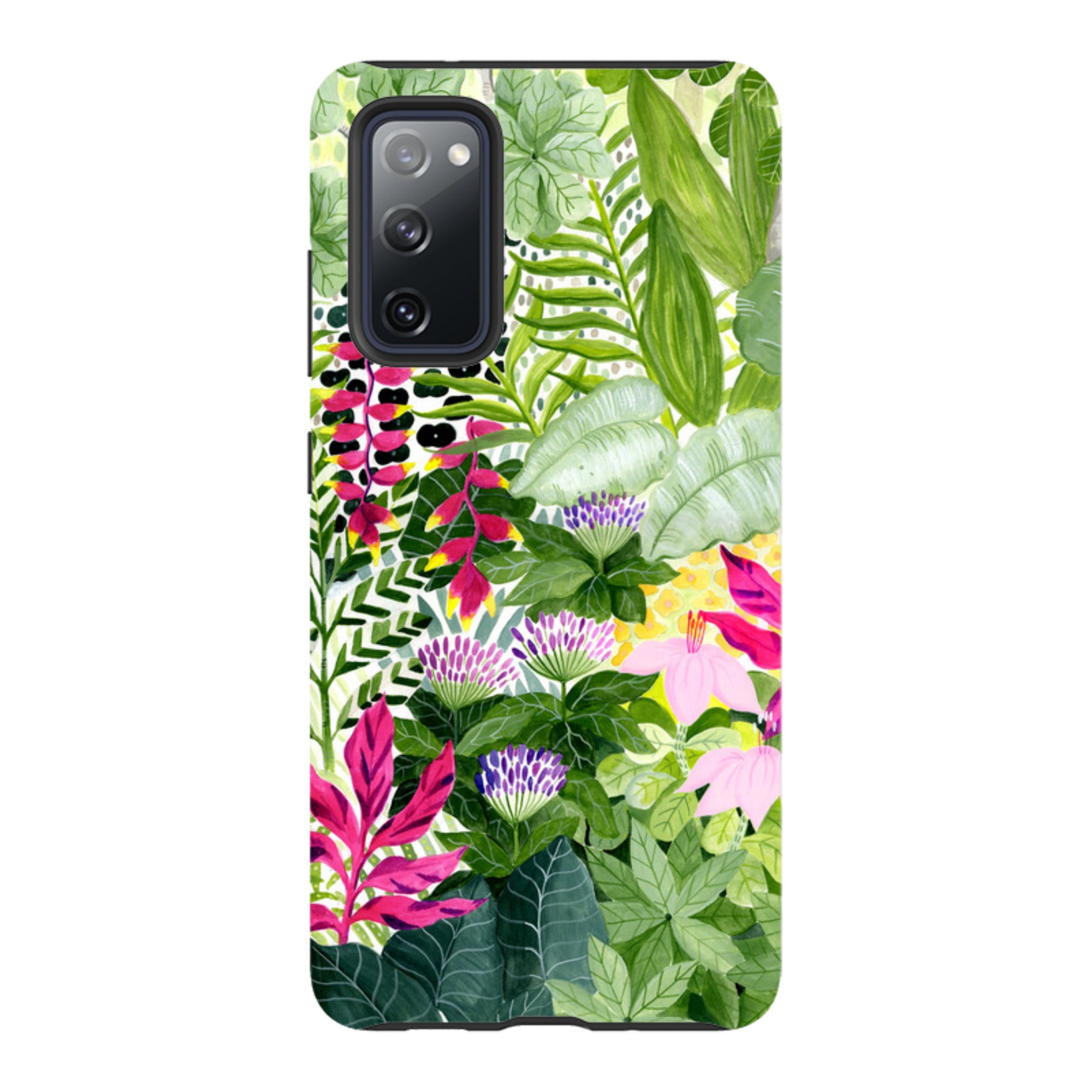 Samsung Tough Case - Pink Botanical By Bex Parkin