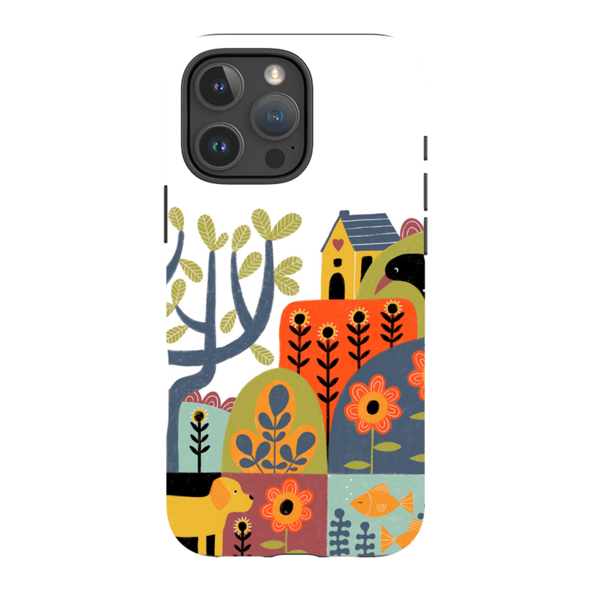 iPhone Tough Case - Folkscape By Suzy Taylor