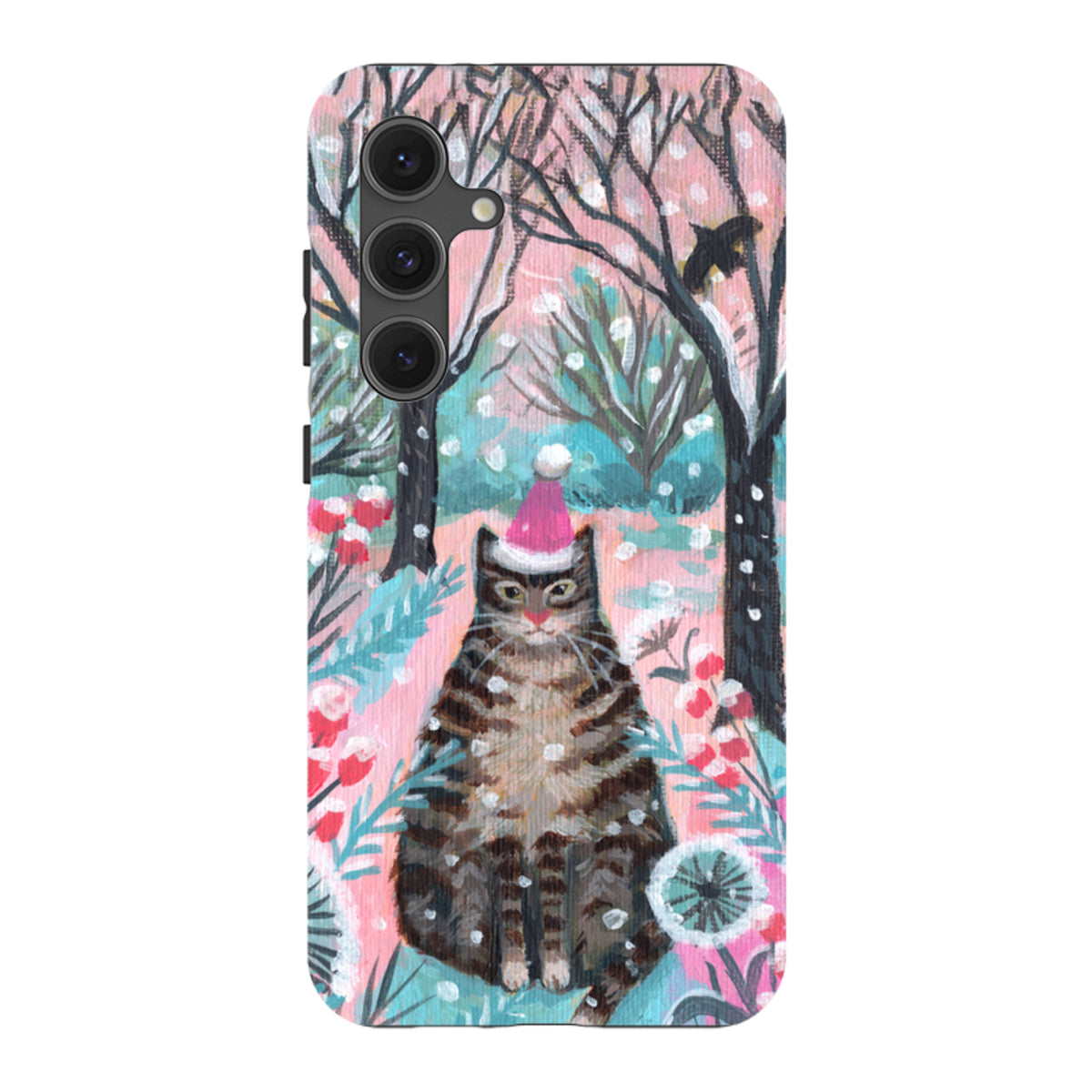 Samsung Tough Case - Snow Tabby By Mary Stubberfield