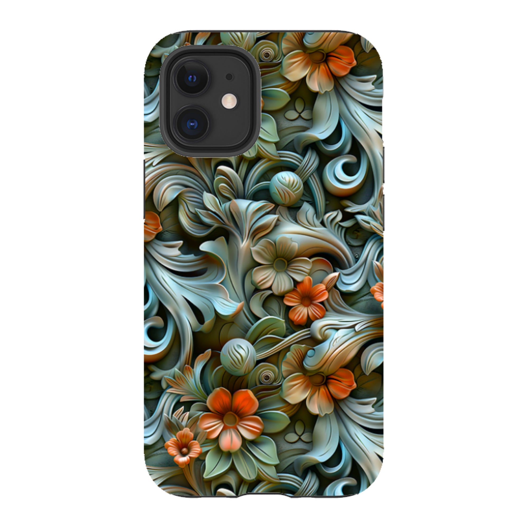 iPhone Tough Case -Clover Floral