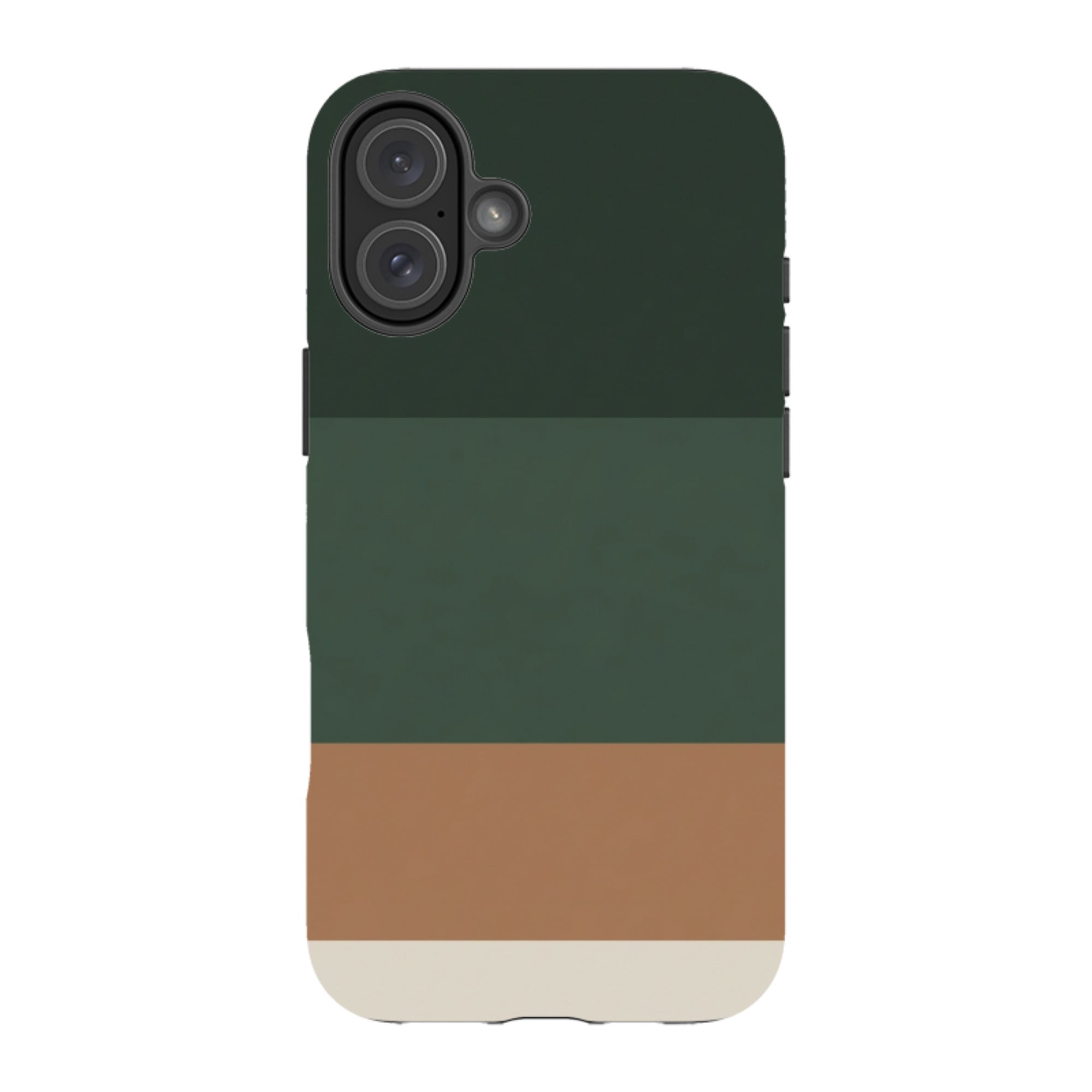 iPhone Tough Case - Terracotta and Green Gradient