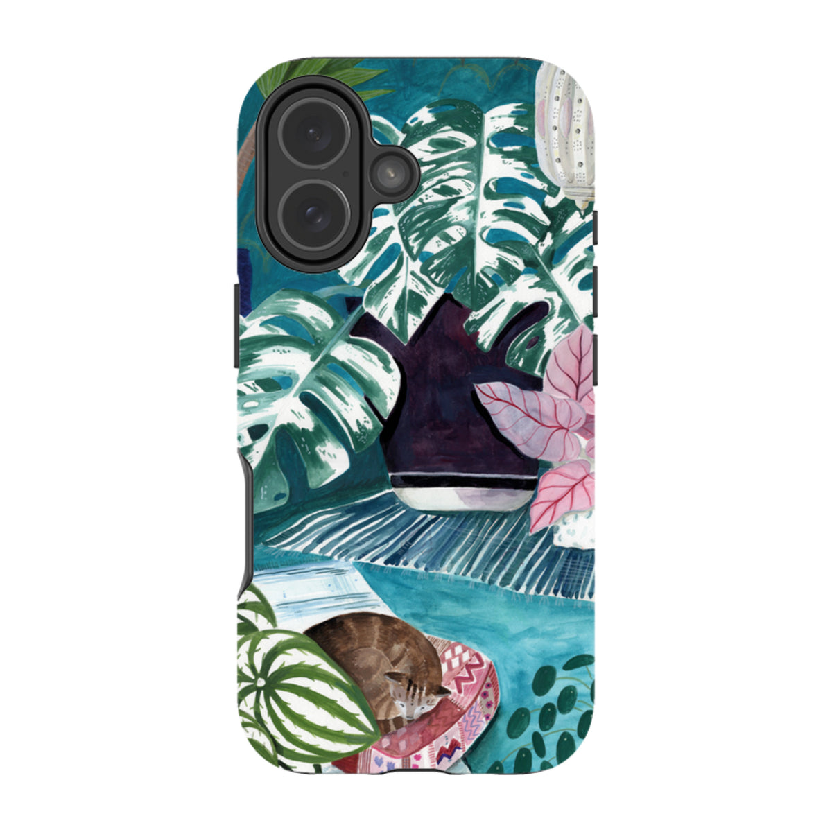 iPhone Tough Case - Blue Interior By Bex Parkin