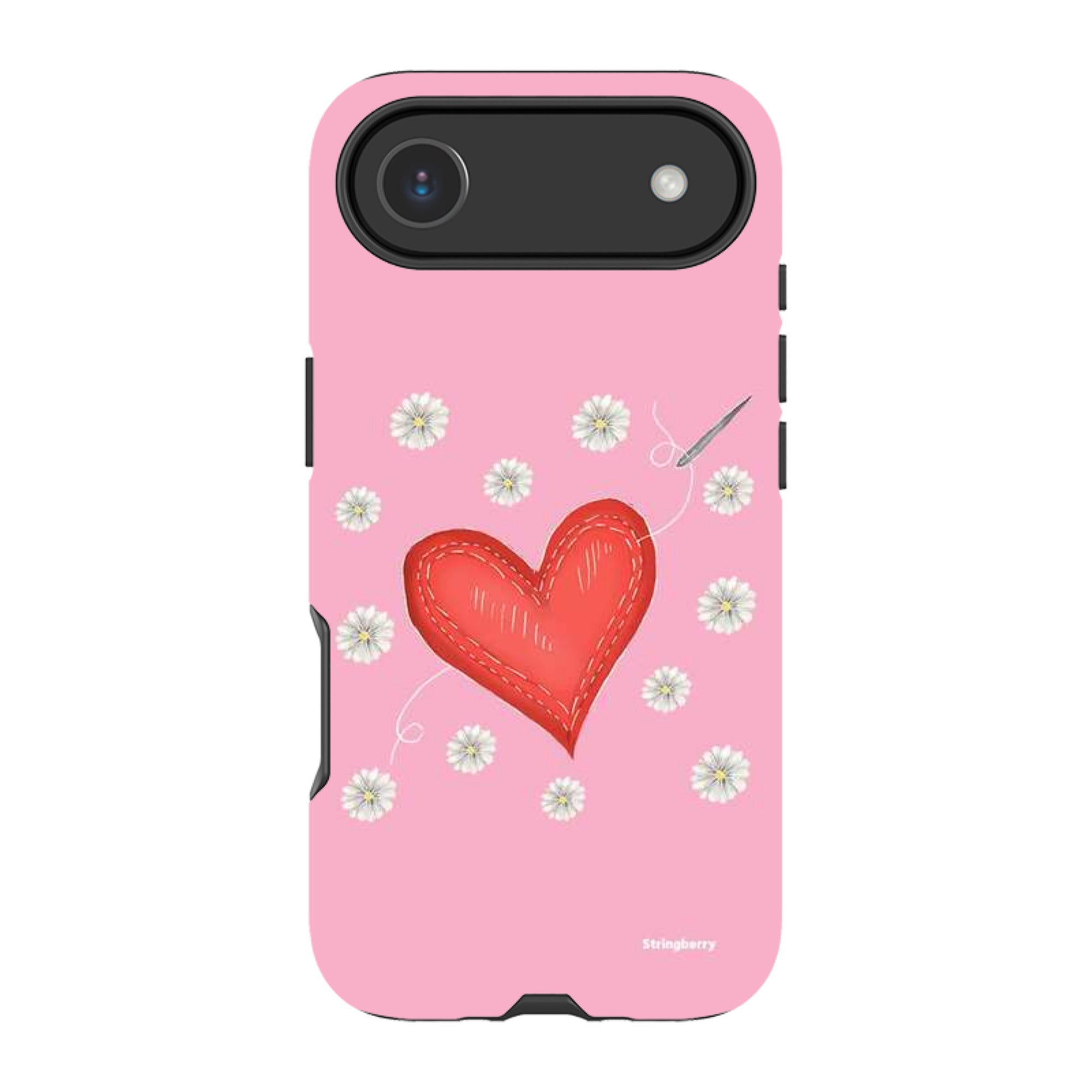 iPhone Tough Case - Love Heart Sewing By Catherine Rowe
