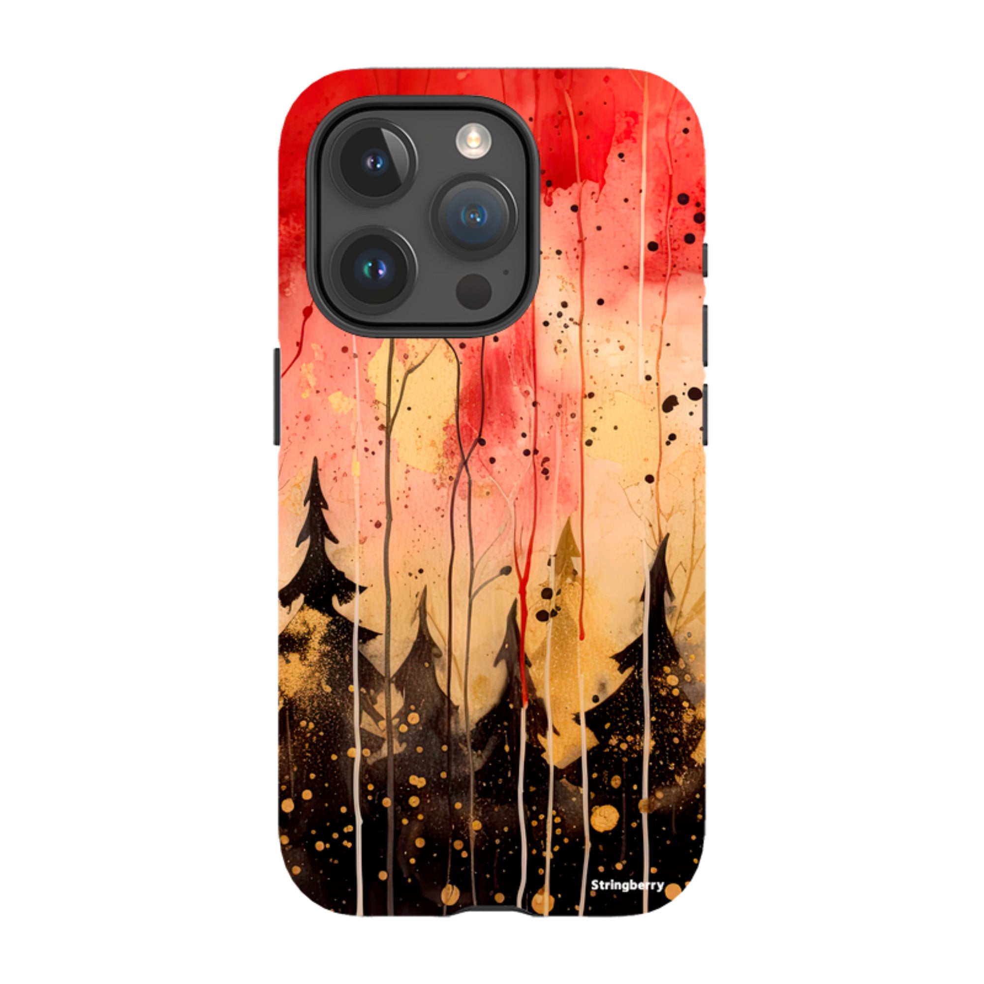iPhone Tough Case - Watercolour Winter Forest