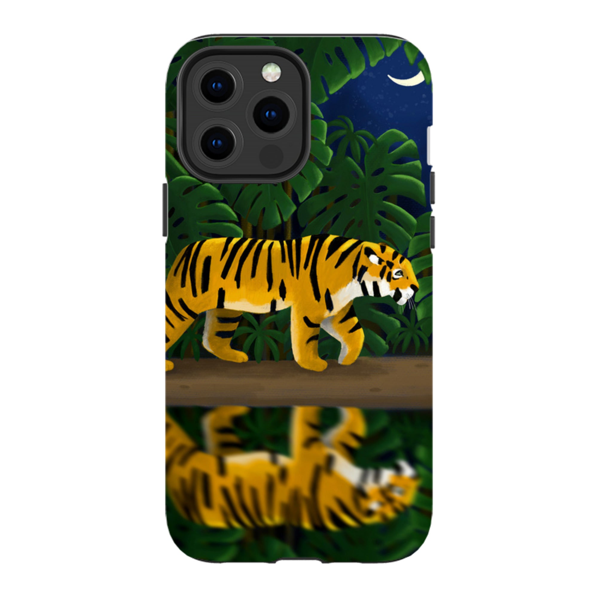 iPhone MagSafe Tough Case - Tiger Night By Bex Parkin