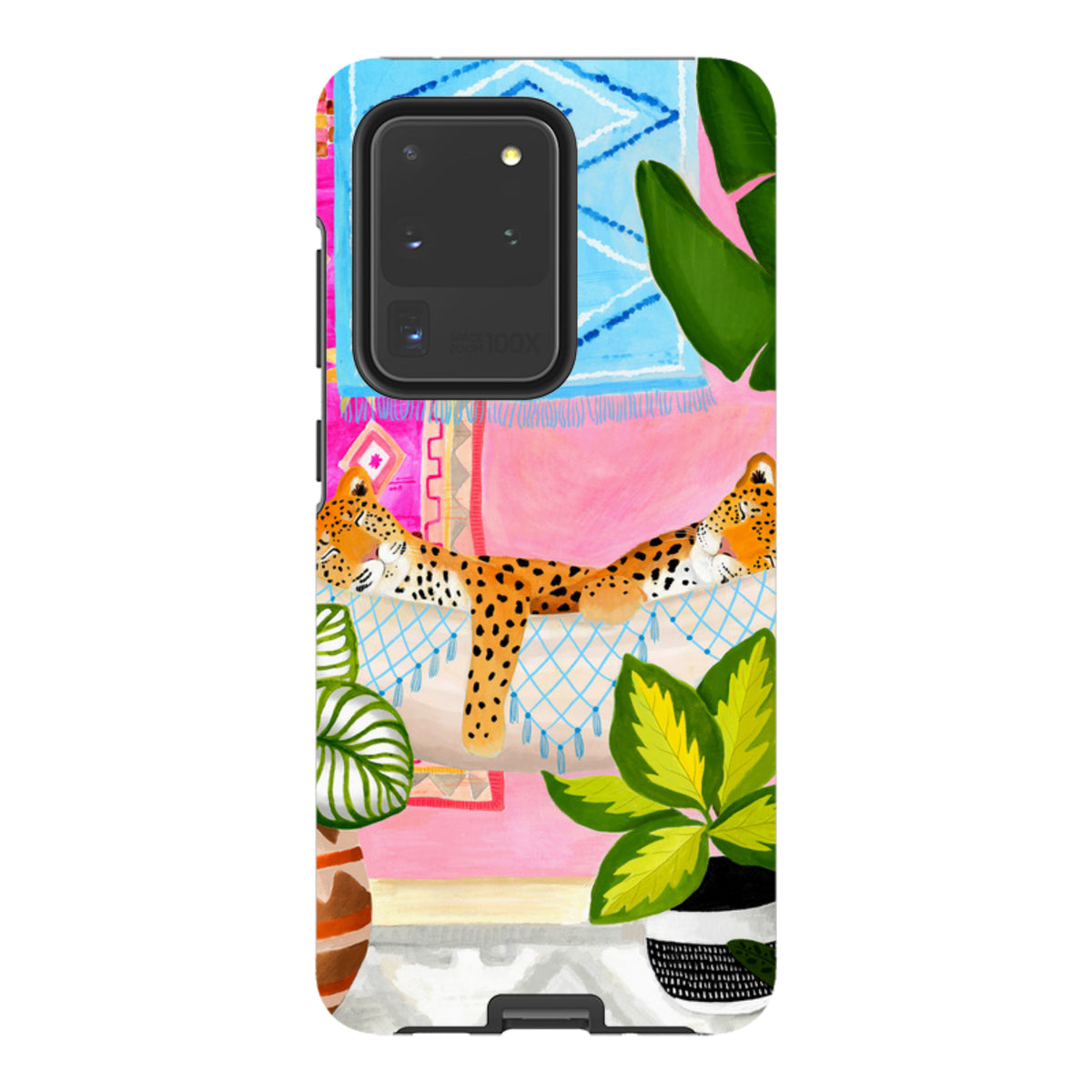 Samsung Tough Case - Leopards In Hammock By Bex Parkin