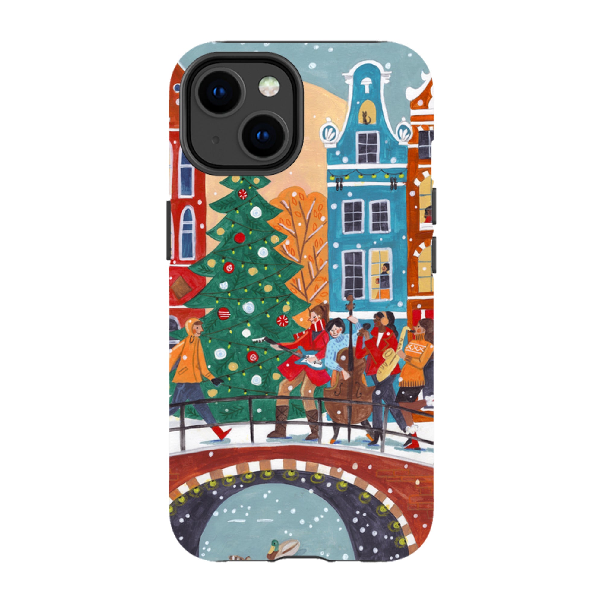 iPhone MagSafe Tough Case - Christmas Music Amsterdam By Caroline Bonne Muller