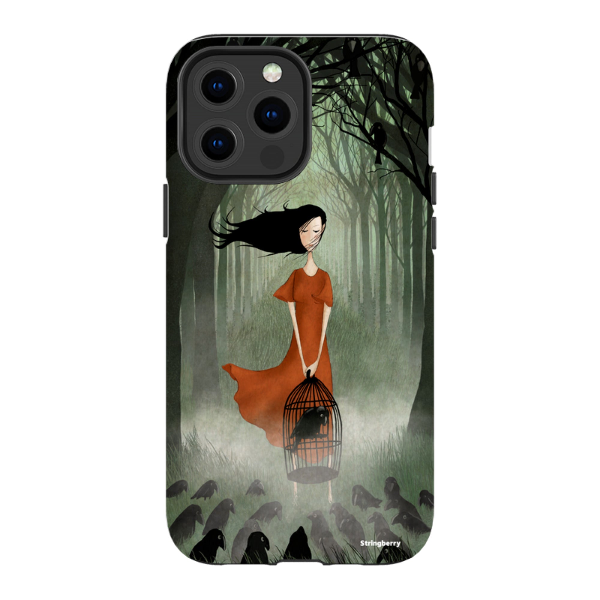 iPhone MagSafe Tough Case - The Raven Girl By Maja Lindberg