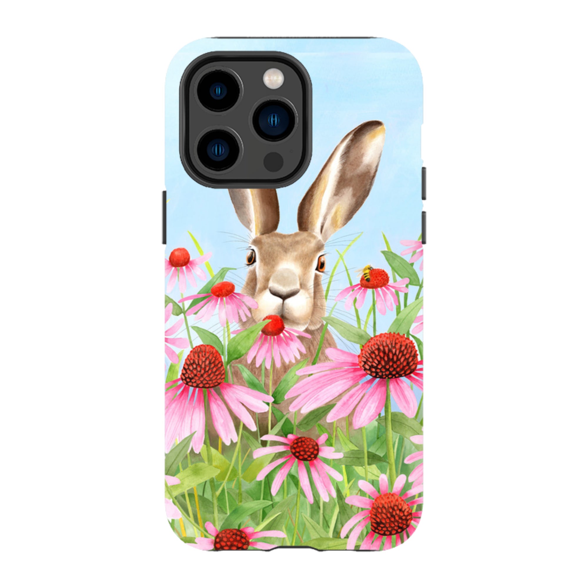 iPhone Tough Case - Summer Hare By Bex Parkin