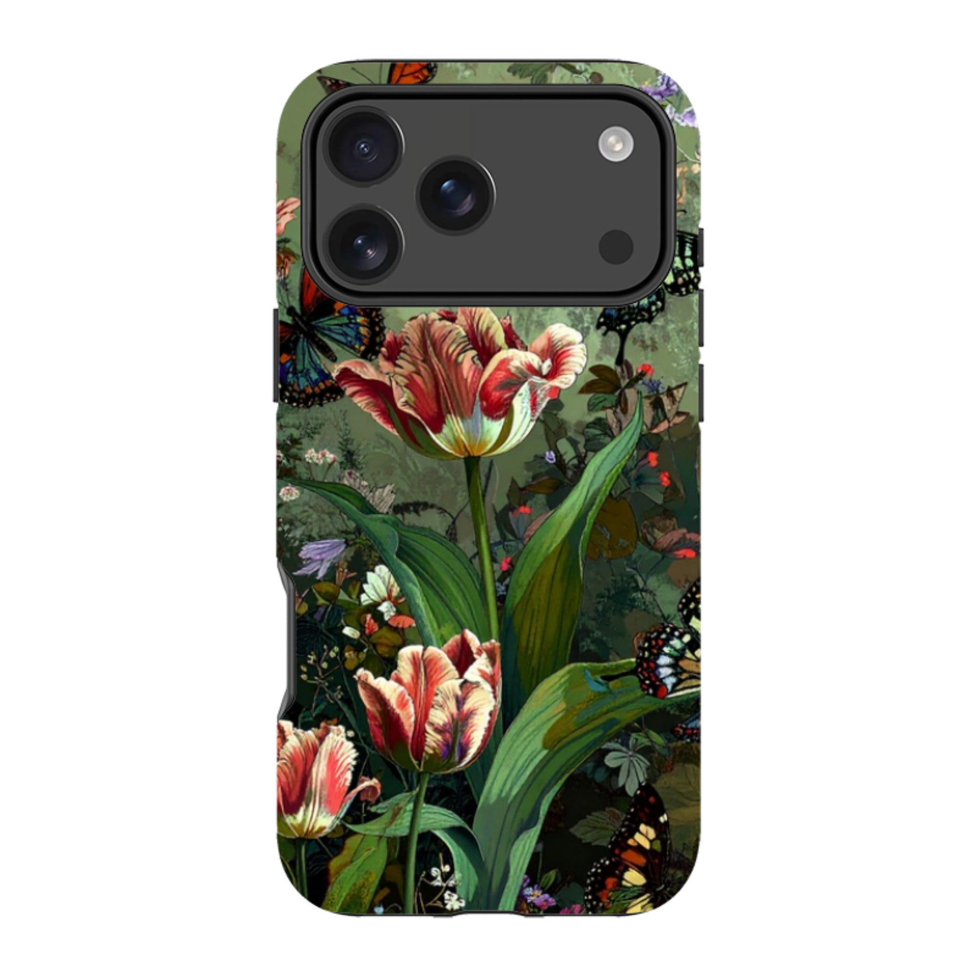 iPhone MagSafe Tough Case - Green Vyne Butterflies
