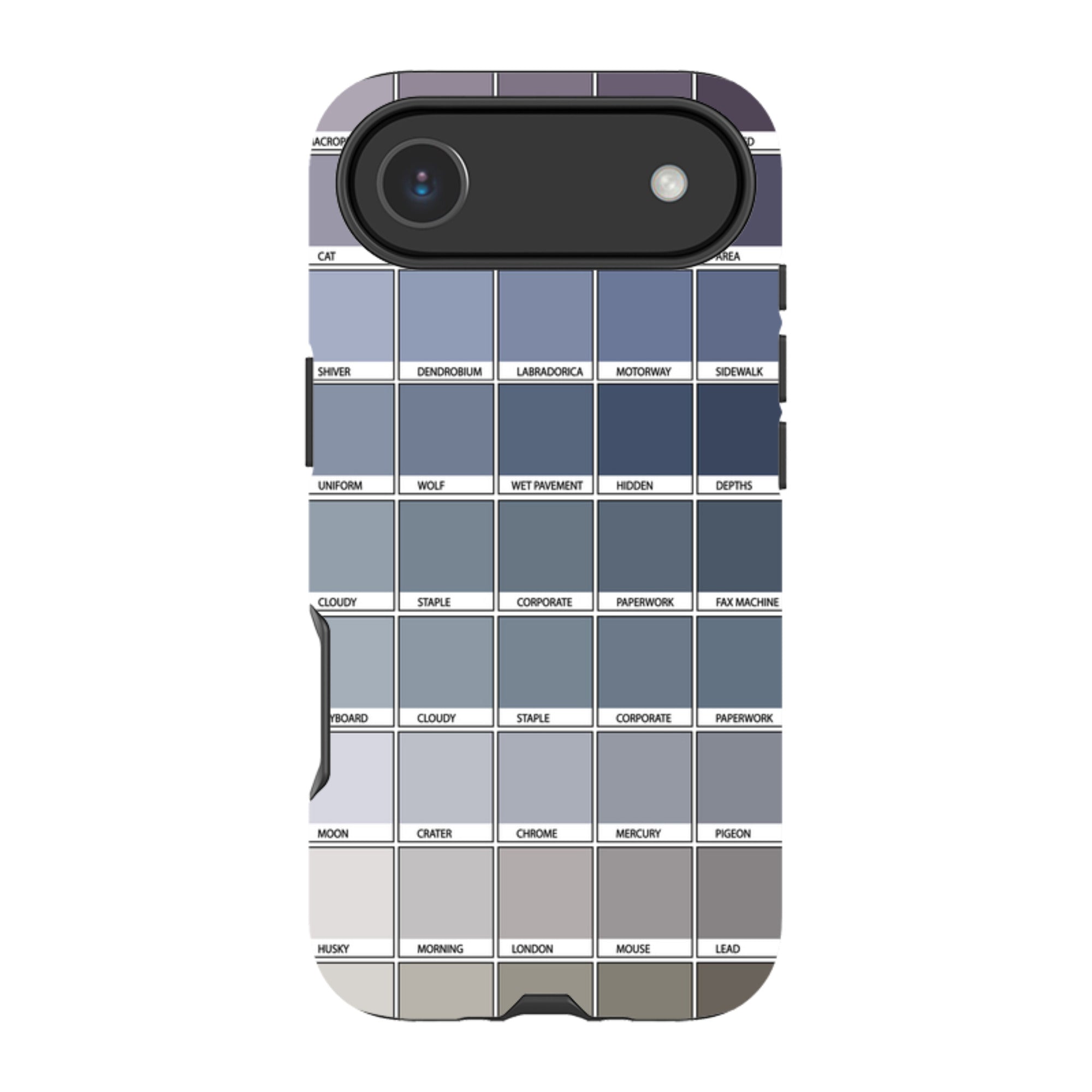 iPhone Tough Case - Grey Chromology By Kitty Joseph