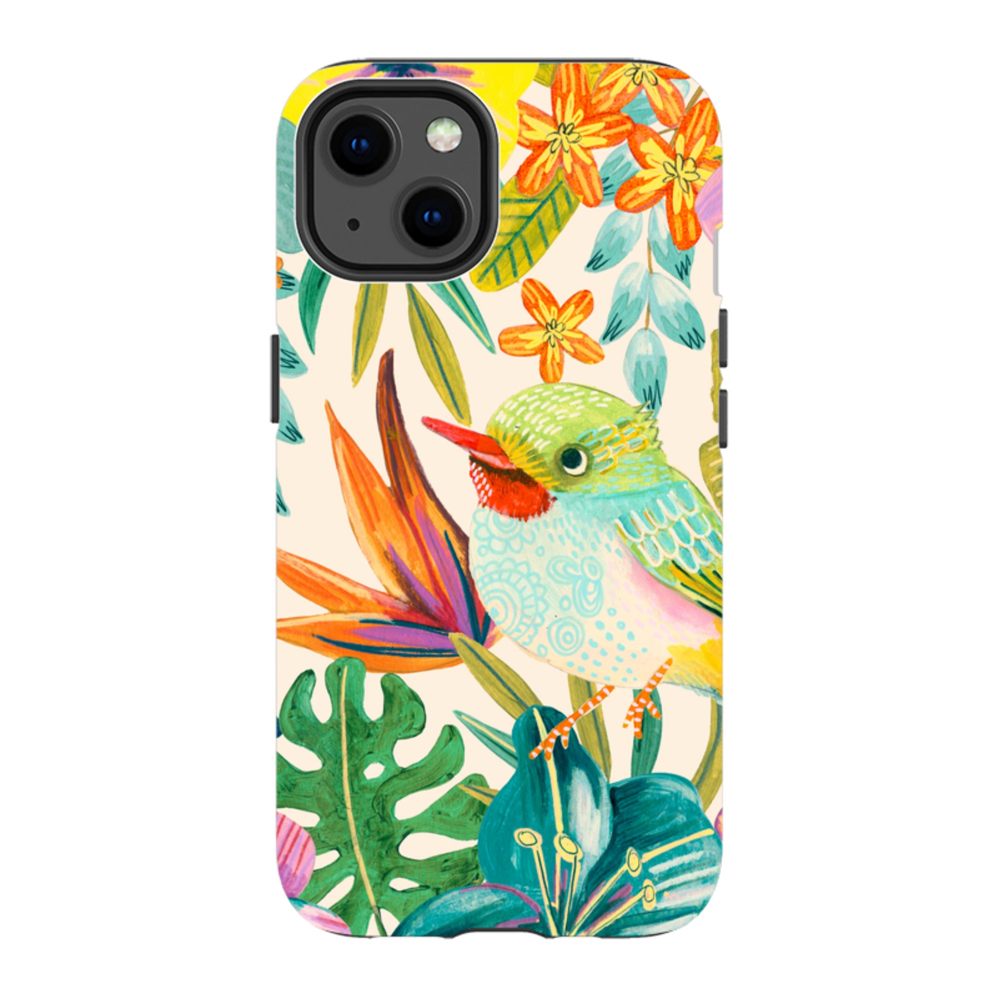 iPhone Tough Case - Tropical Bird II By Caroline Bonne Muller