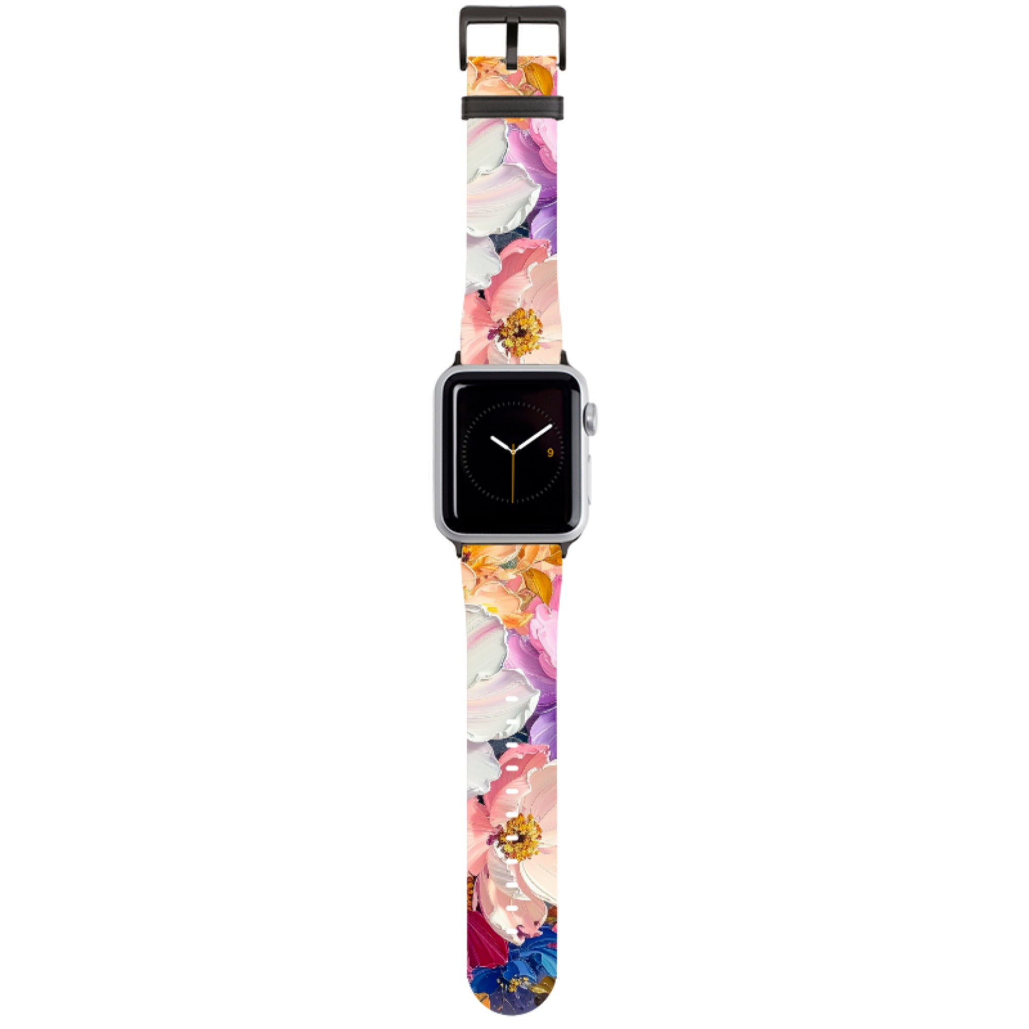Summer Floral Saffron Apple Watch Strap