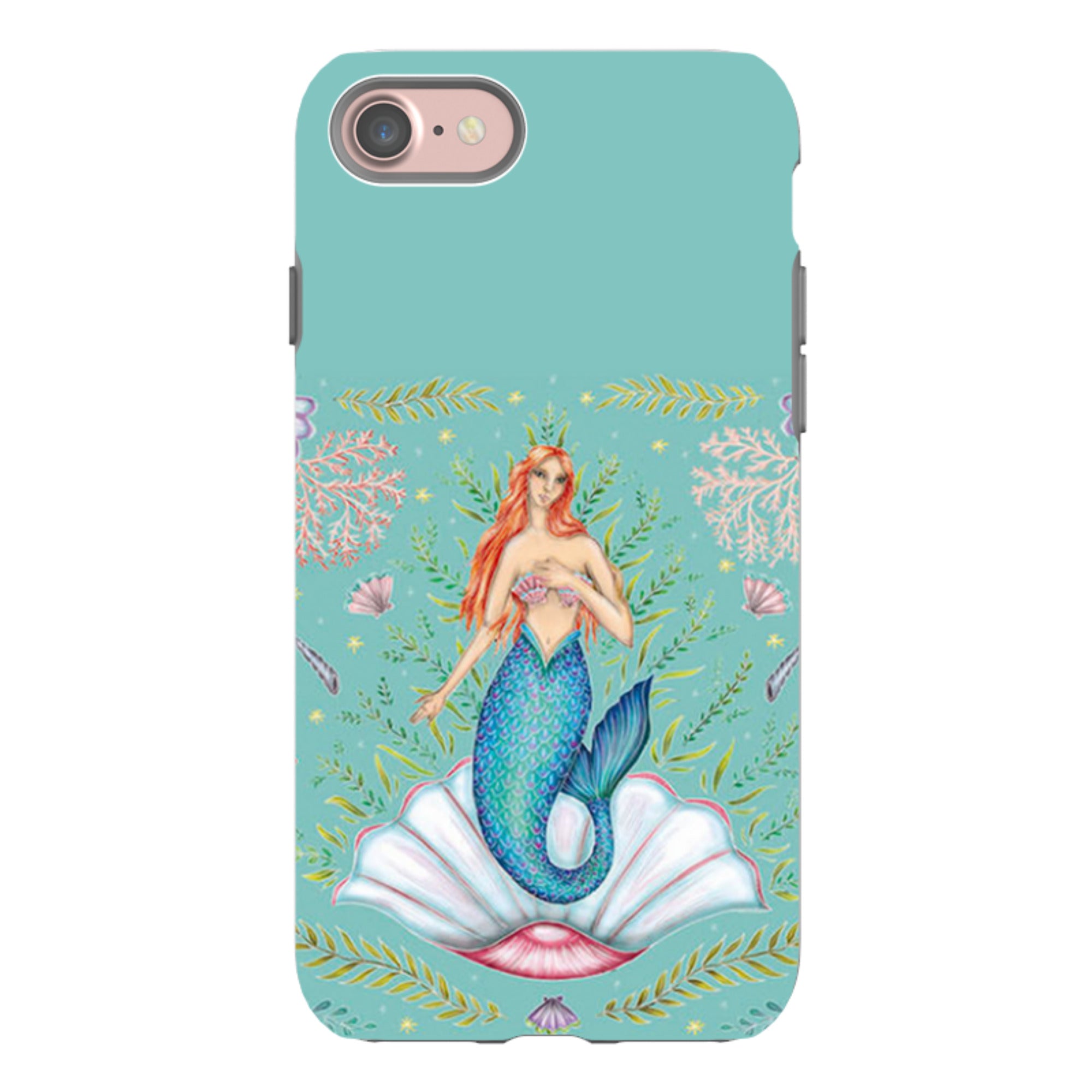 iPhone Tough Case - Mermaid By Catherine Rowe