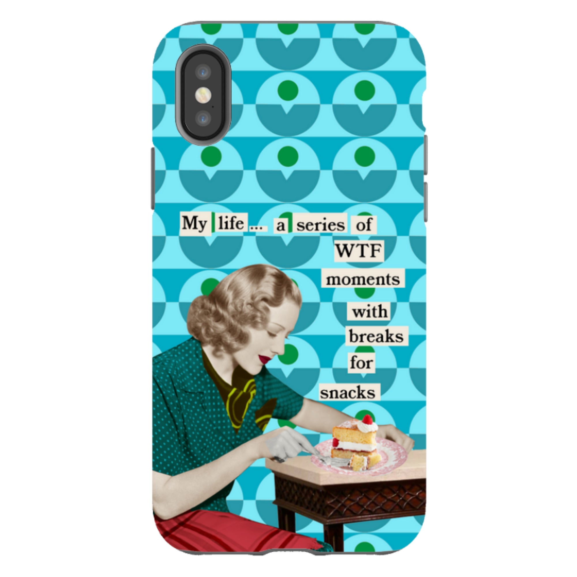 iPhone Tough Case - WTF By Clare Jordan