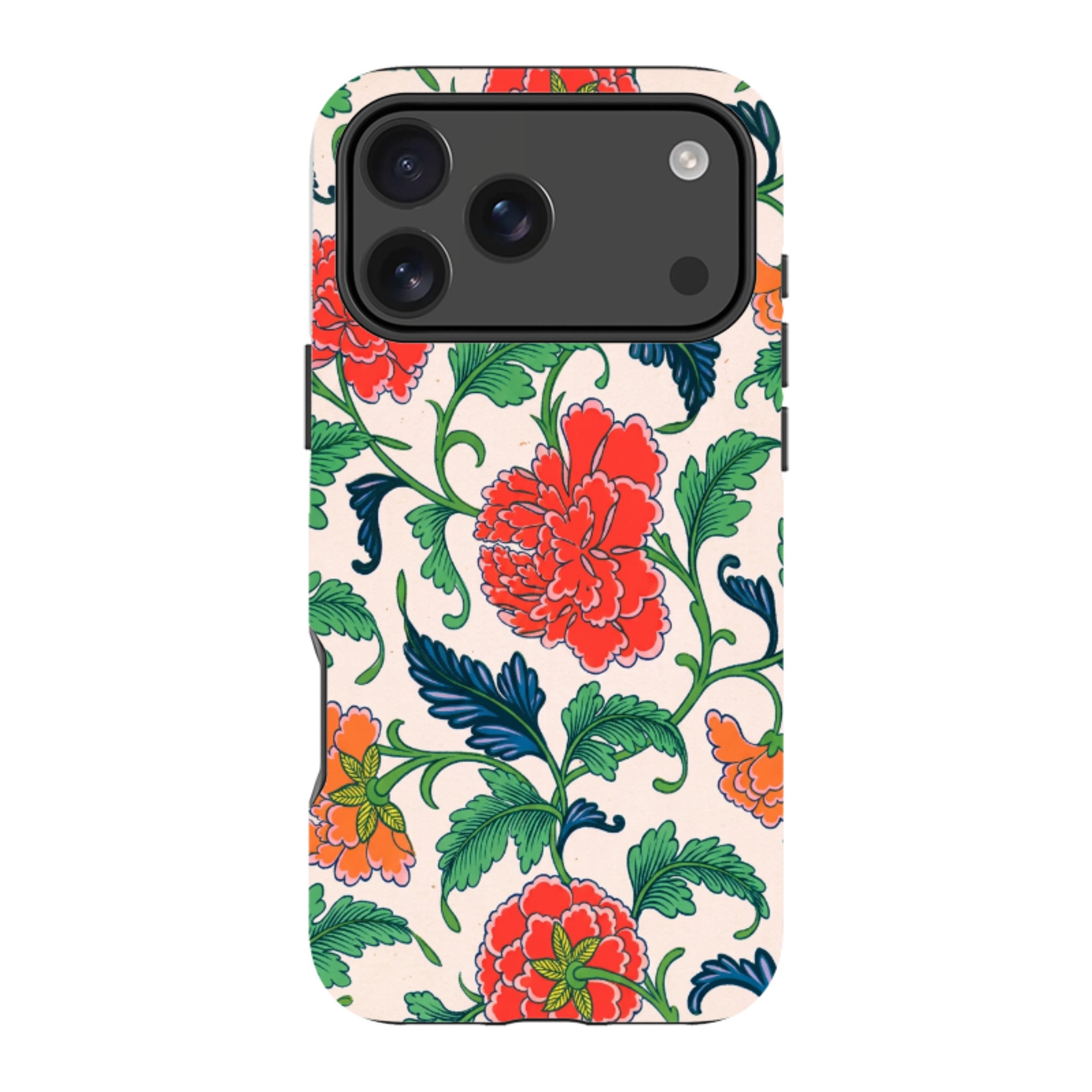 iPhone MagSafe Tough Case - Vintage Peony Floral