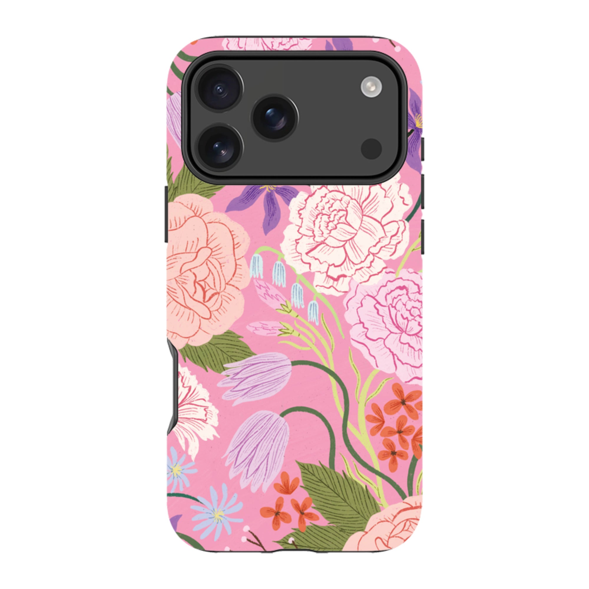 iPhone Tough Case - All Over Blooms By Meghann Rader