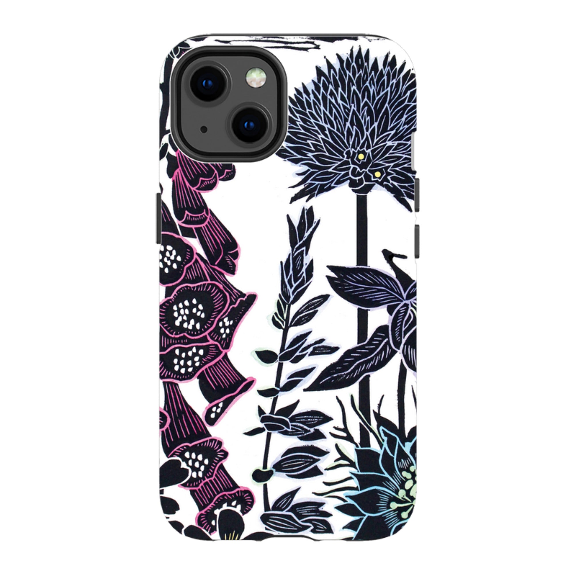 iPhone Tough Case - Foxgloves By Kate Heiss