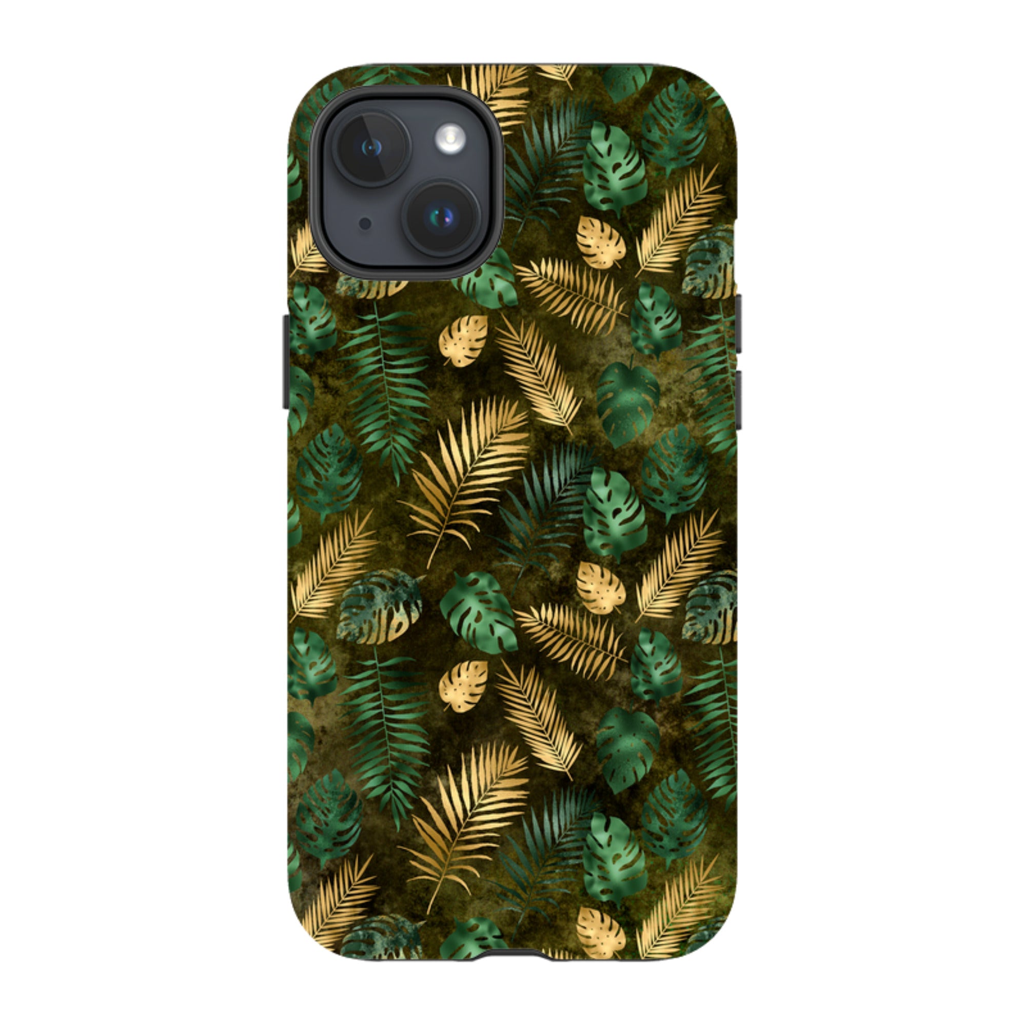 iPhone Tough Case - Feather Greens