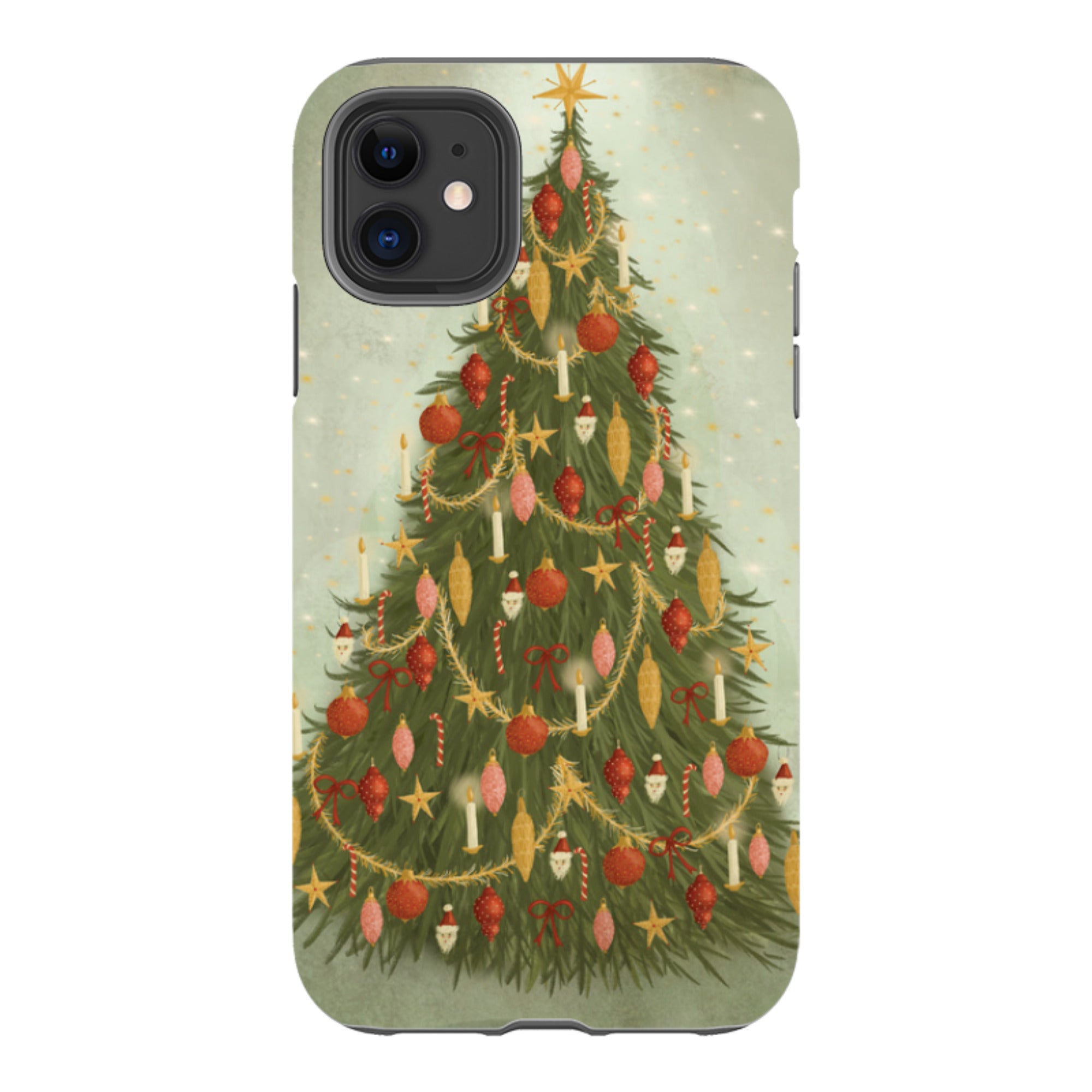 iPhone Tough Case - Christmas Tree By Maja Lindberg